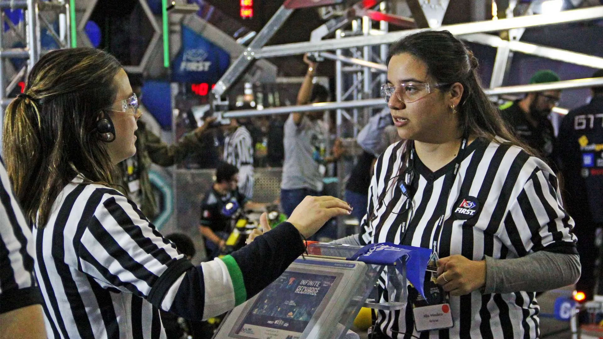These women are the law in robotics: 4 female referees from the FIRST tournament