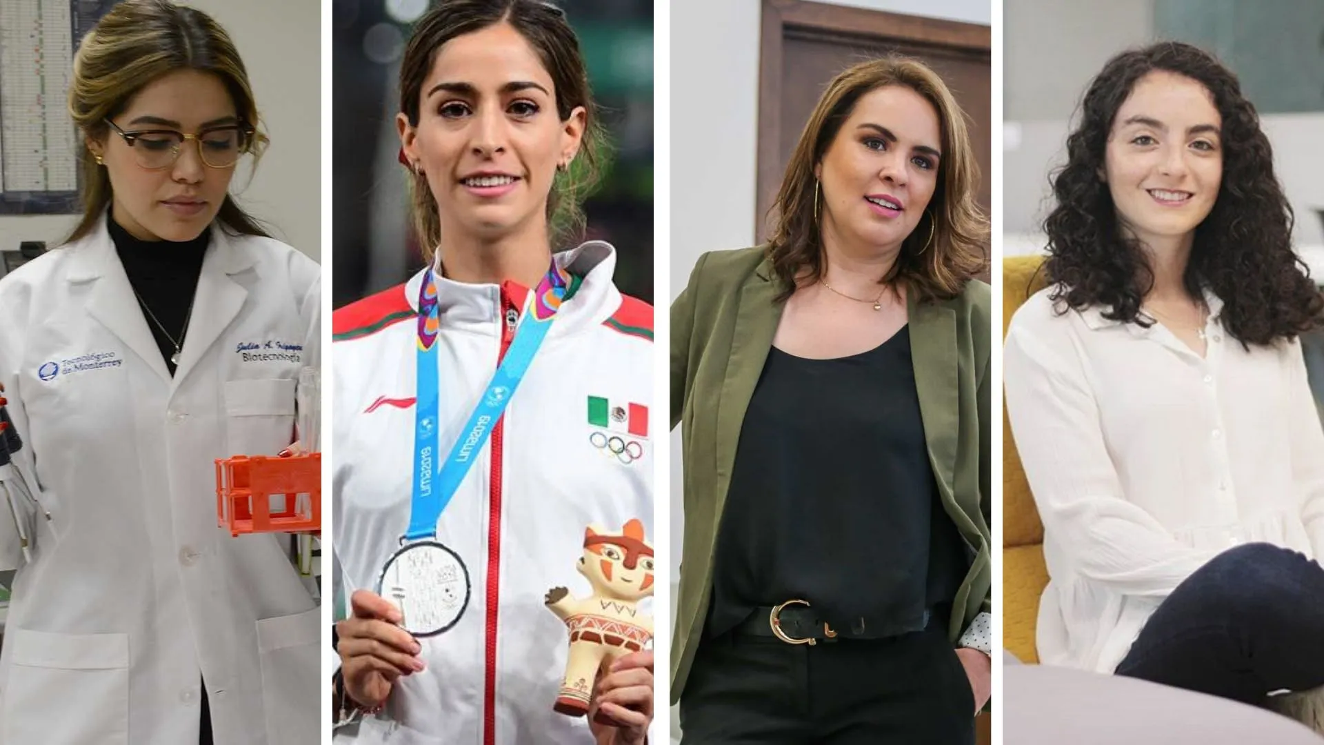 Algunas de las ganadoras de la octava edición del Premio Mujer Tec
