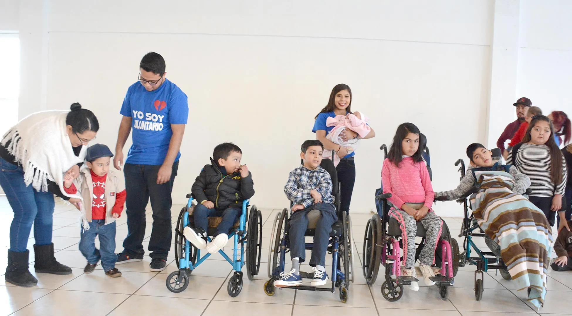 Niños beneficiados por Yo soy voluntario