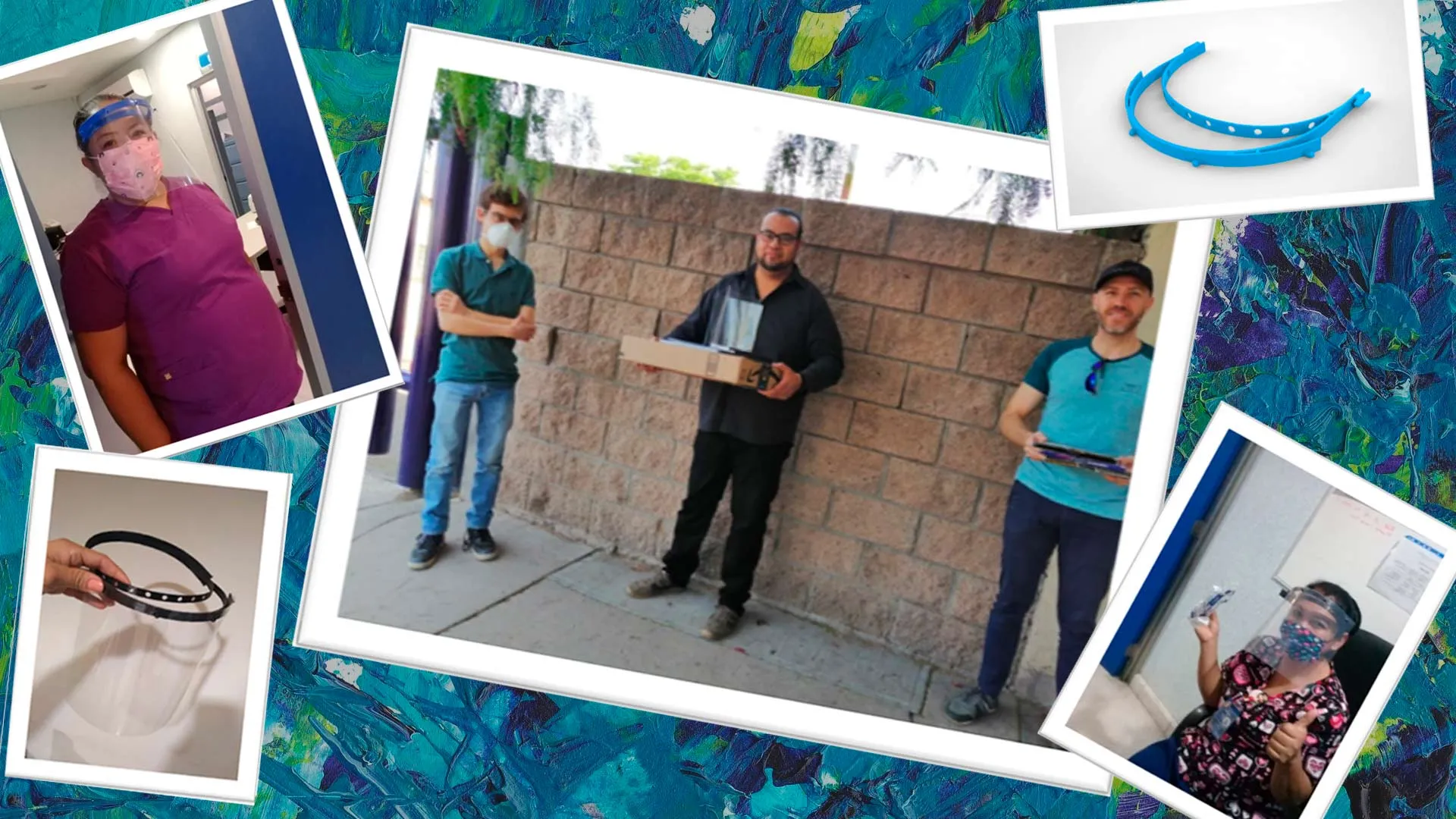 José rediseña caretas para donación y mitigar el COVID-19