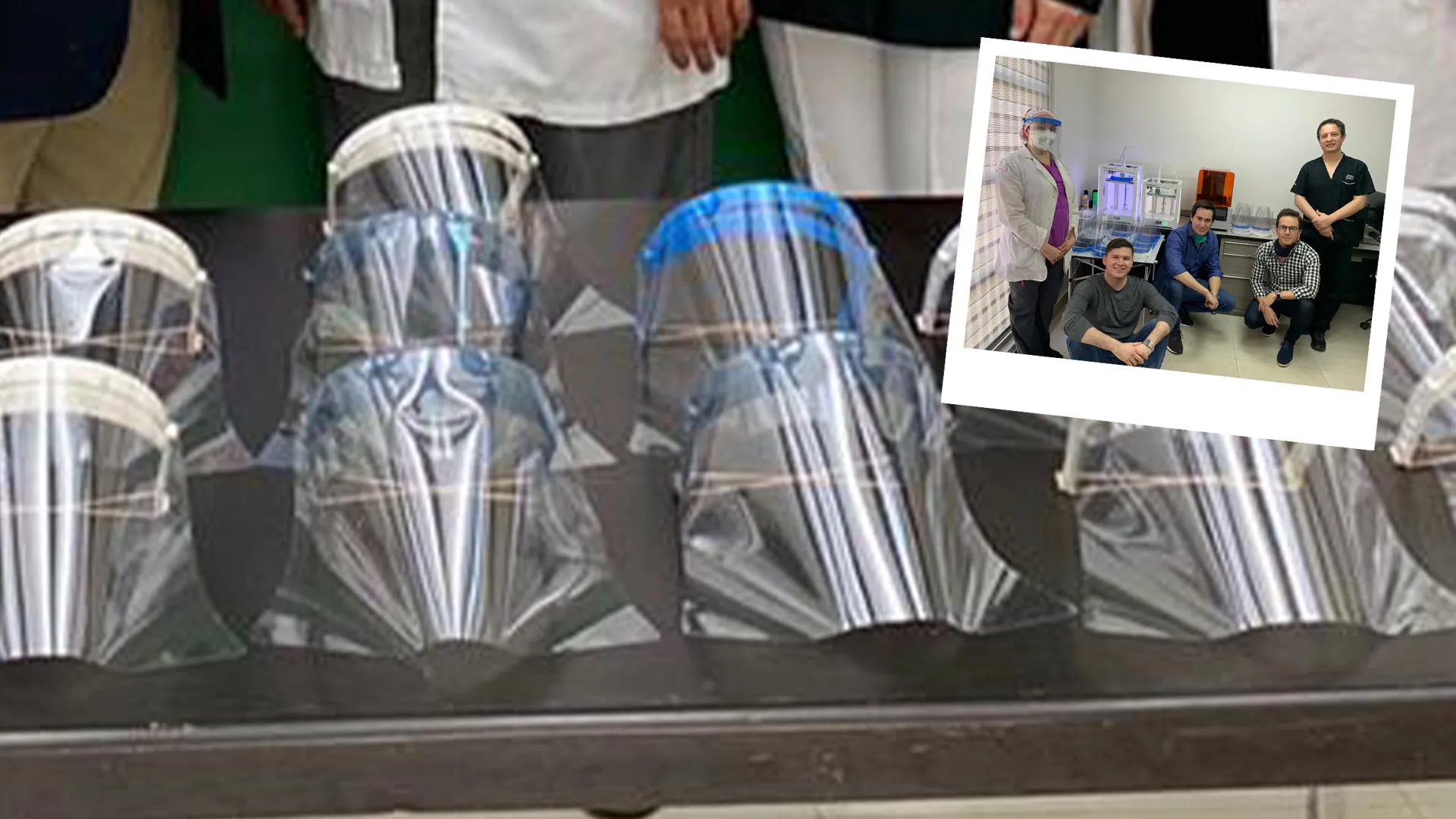 EXATEC donan caretas hechas con su empresa de impresión 3D