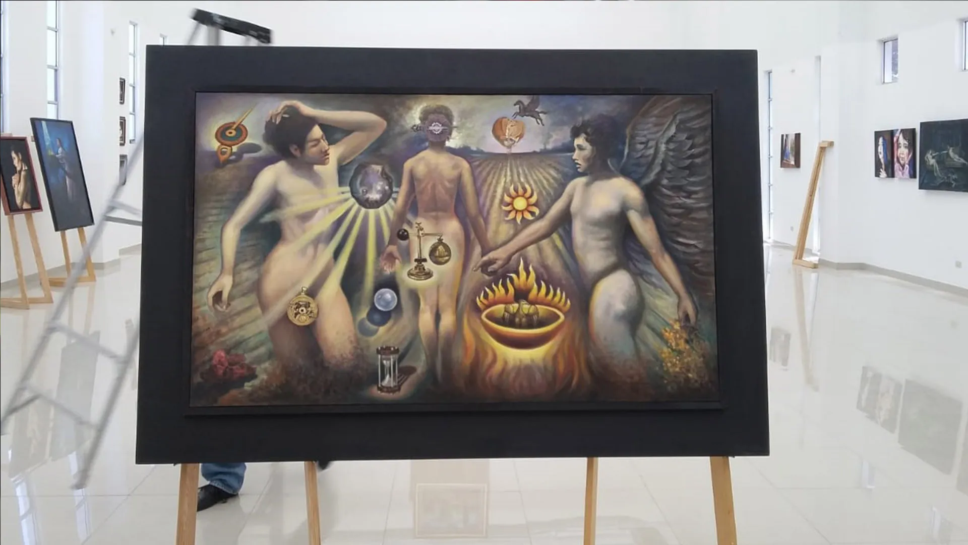 Cuadro por Mario Parra. 