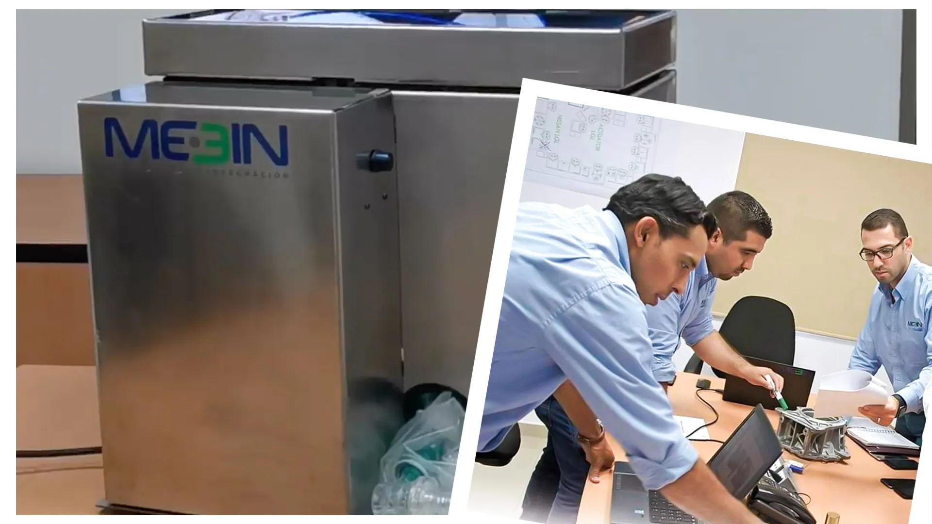 Equipo MEEIN trabajando en construcción de respiradores