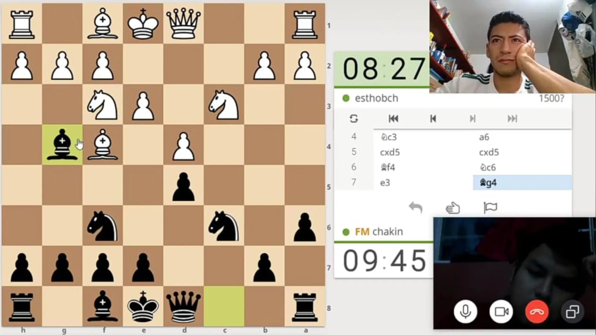 Isaac compitió en torneo internacional en línea