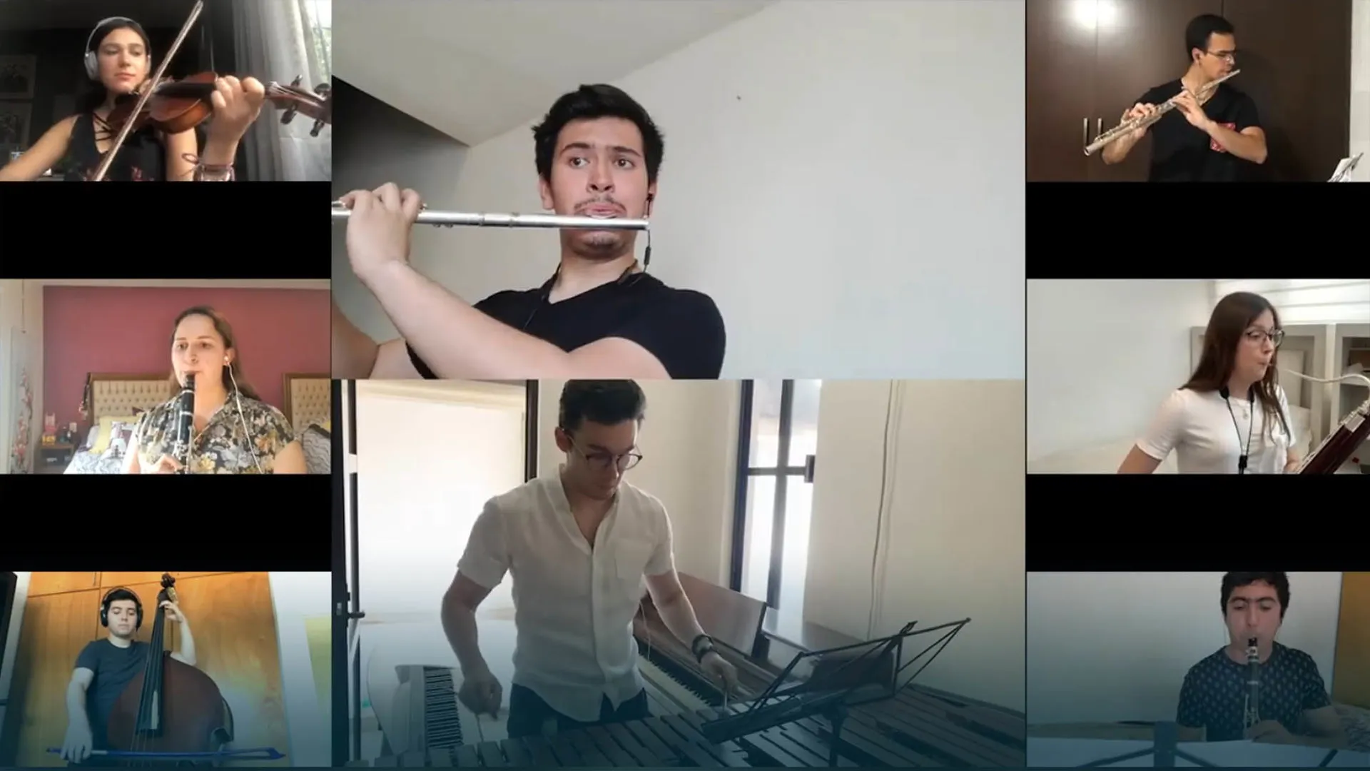 Motivan con su gran talento musical a quedarse en casa