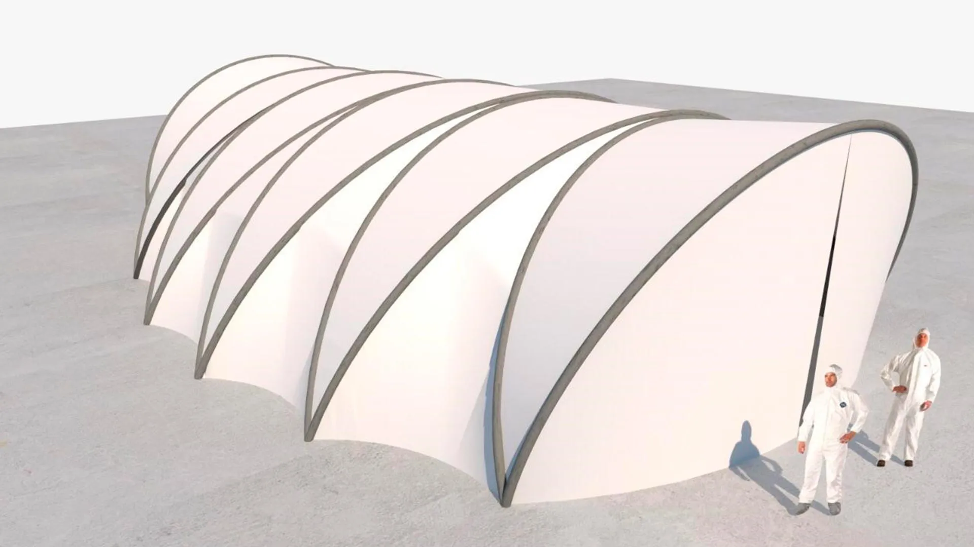 Crean prototipo de pabellón médico itinerante para pacientes COVID-19