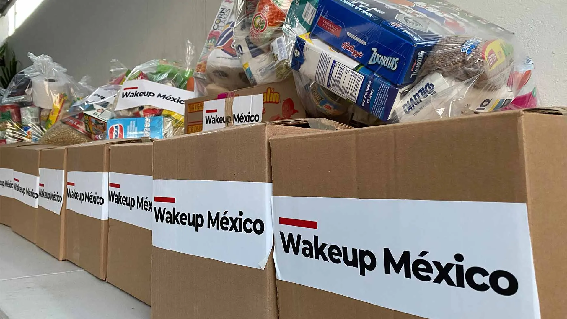 Despensas hecha por jóvenes cajemenses ante COVID-19