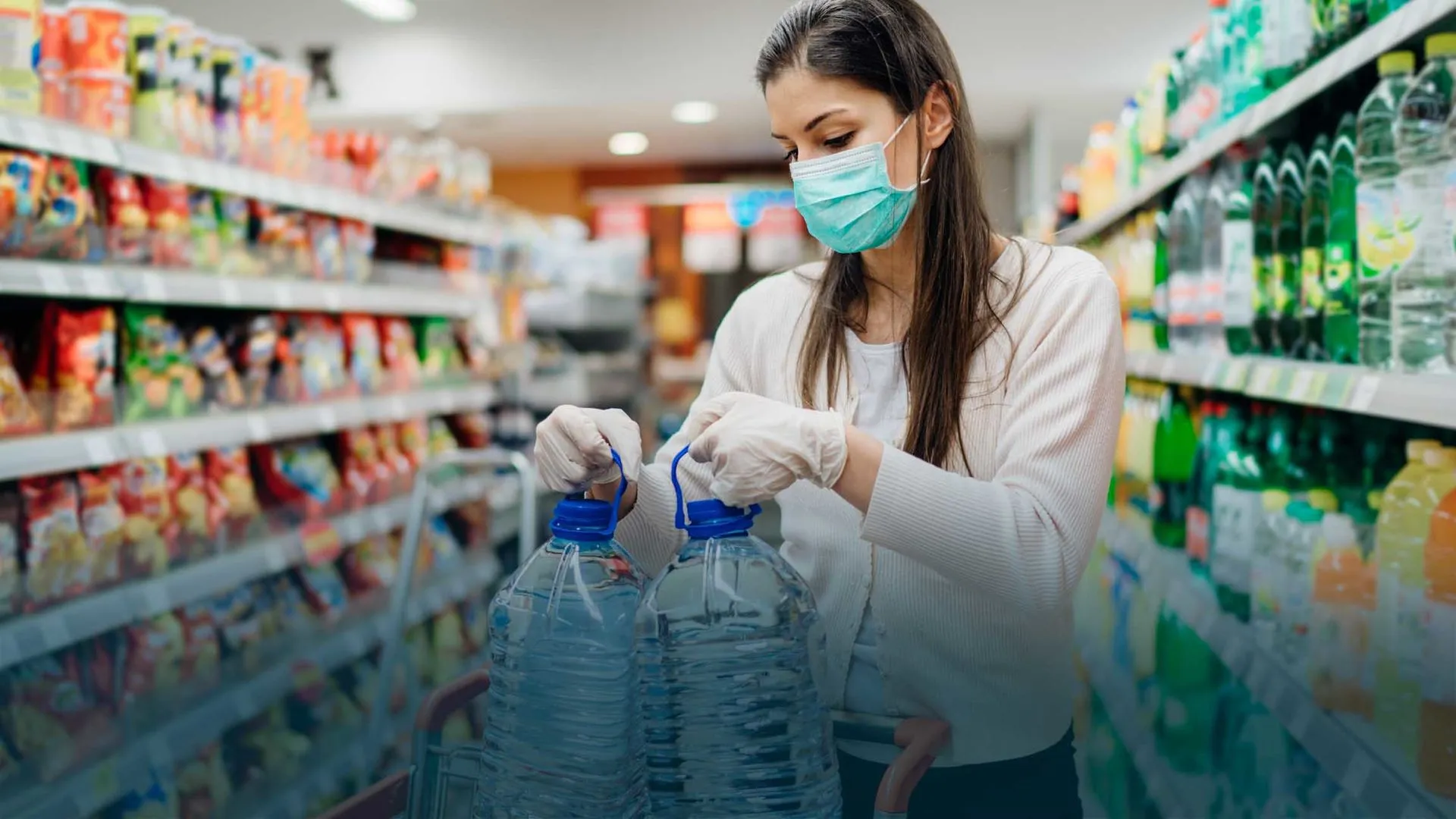 Foto de consumidor en supermercado
