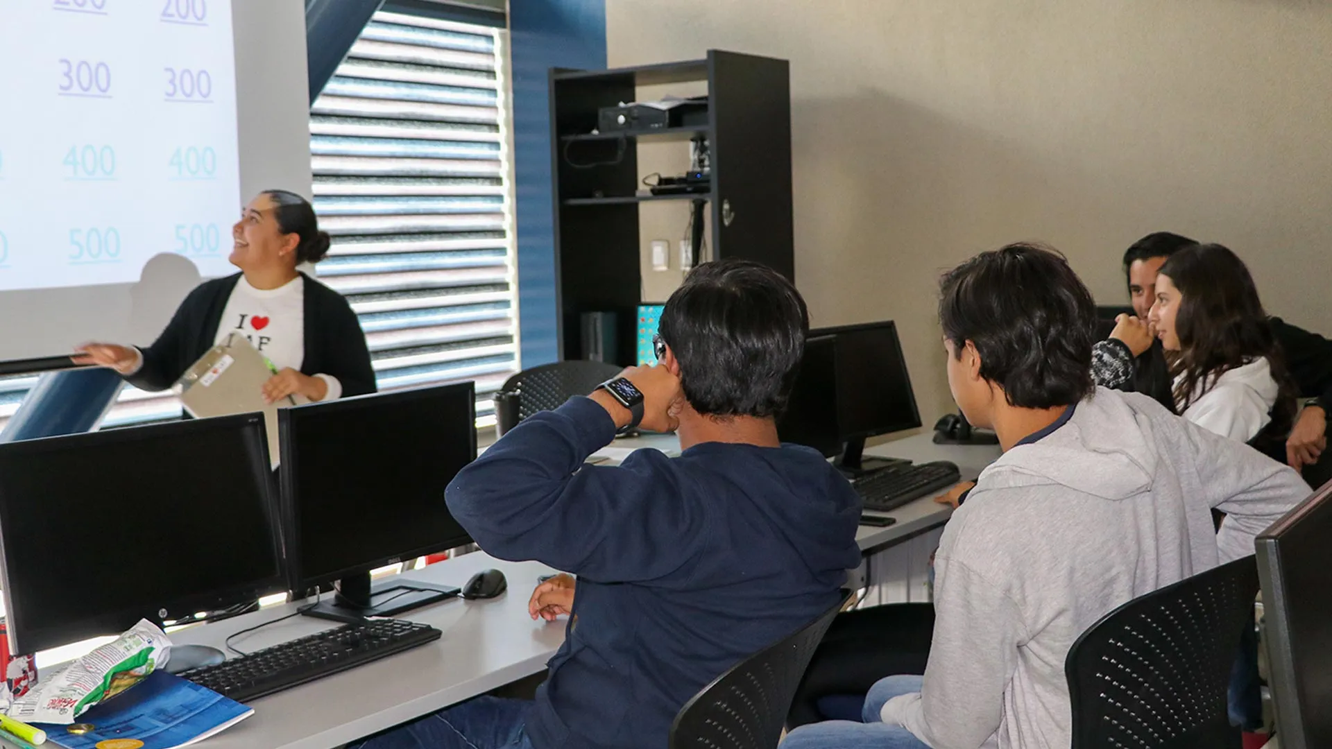 Profesora Inspiradora 2020 en acción.