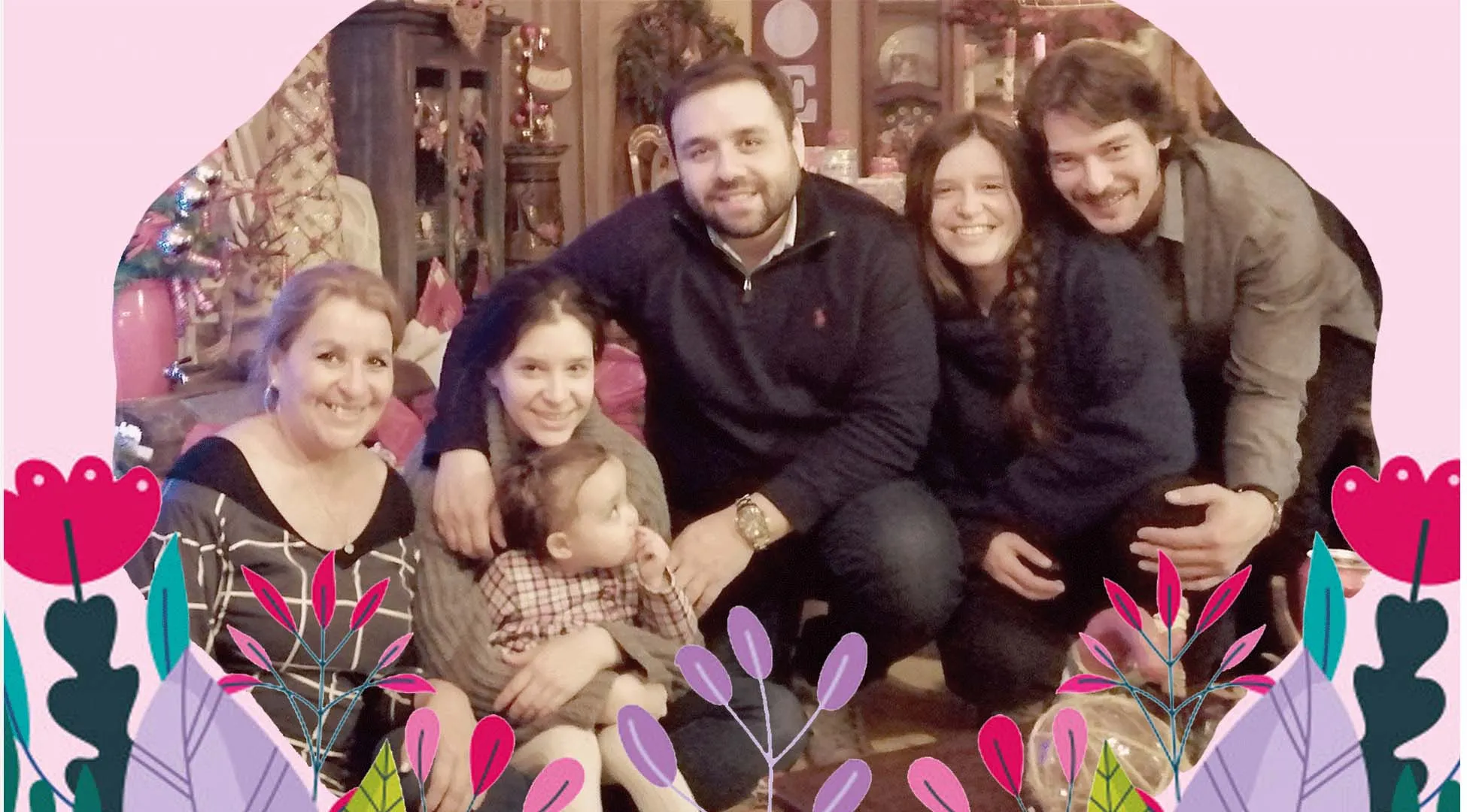 Familia de la maestra