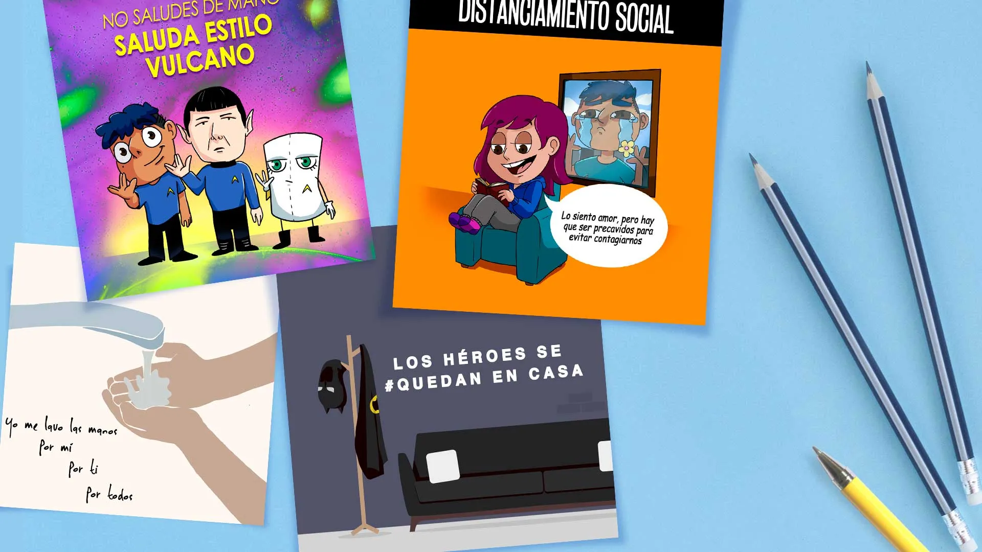  ¡Con color! Plasman con ayuda del arte prevención al COVID-19