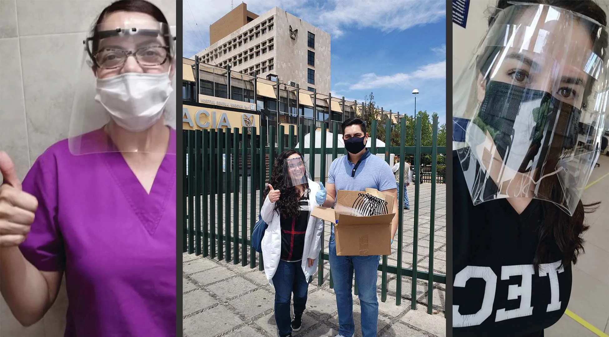 Entrega de kas primeras mascarillas