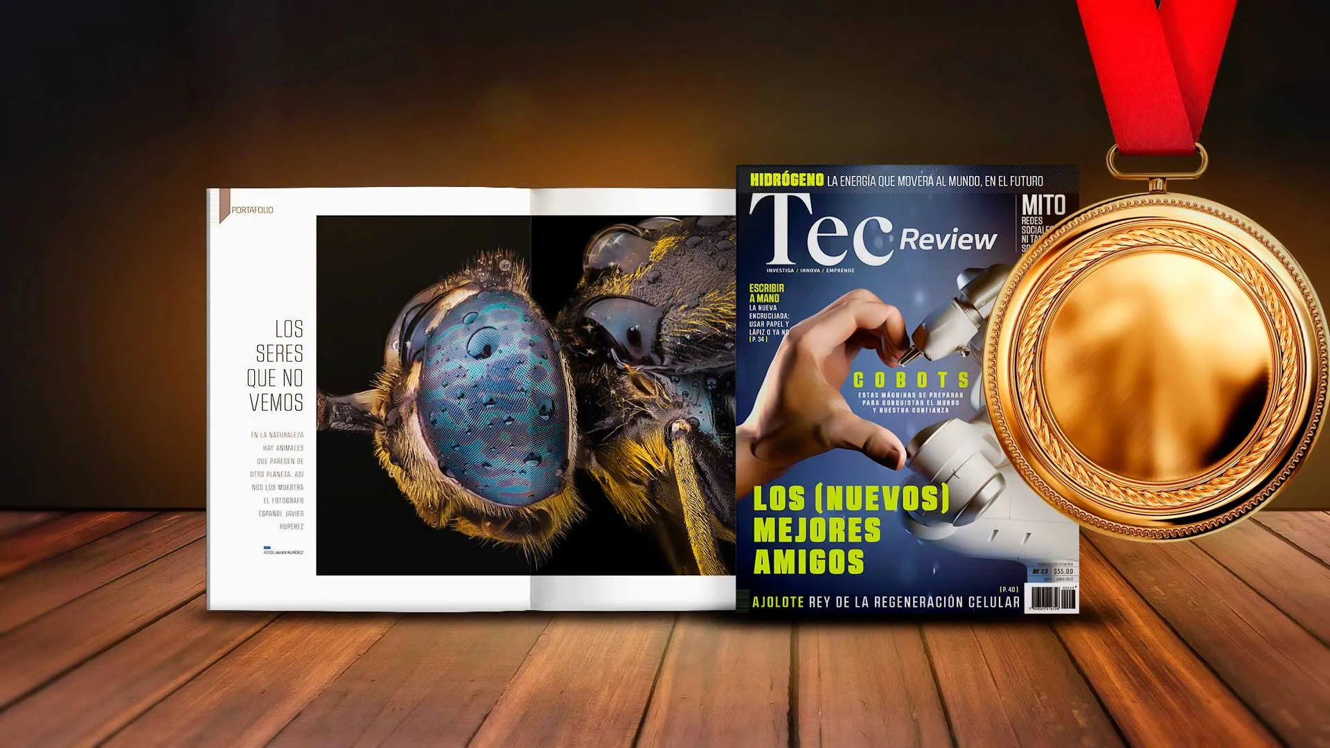 Por tercer año, Tec Review gana medalla en "Oscar" editorial