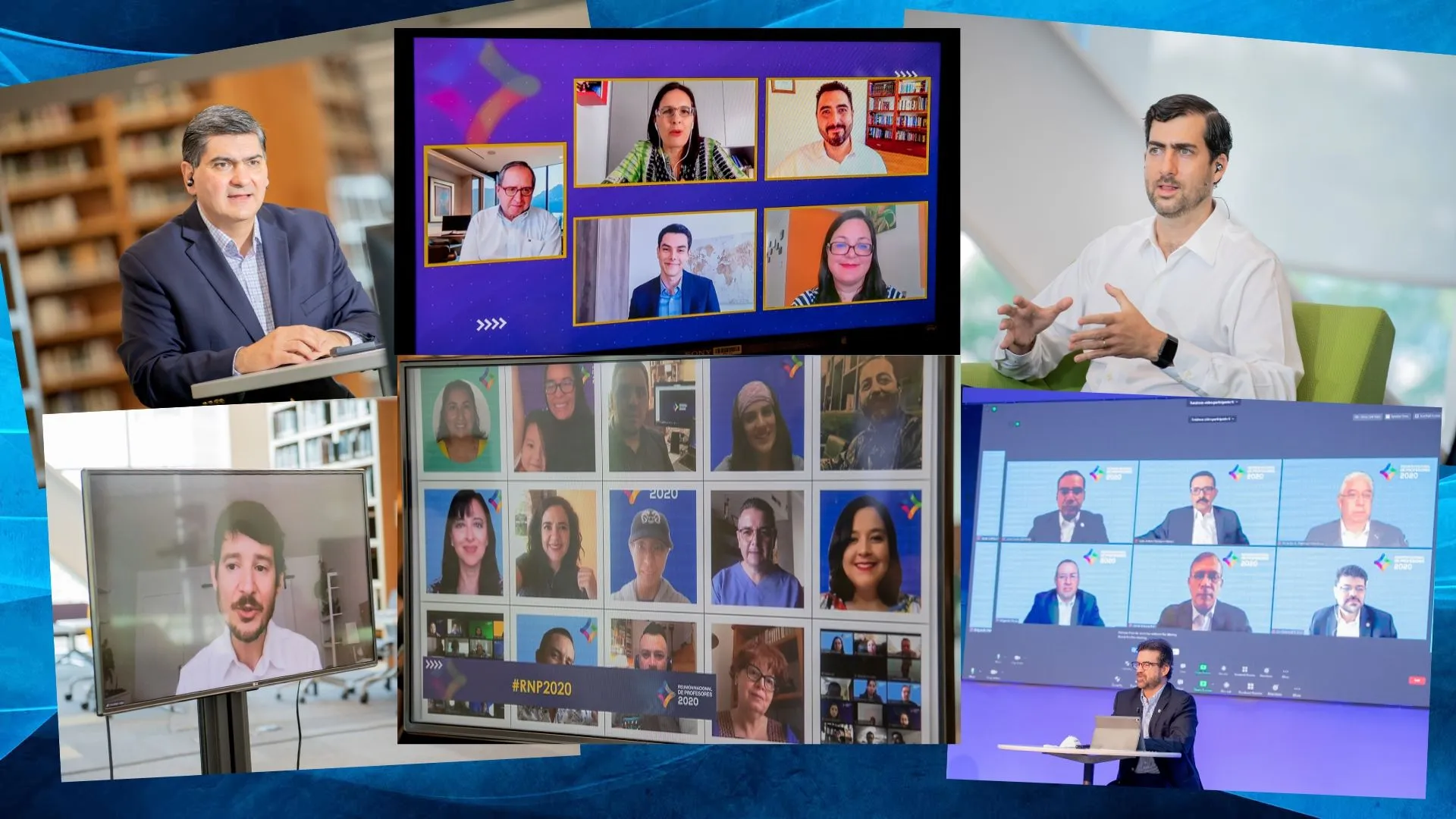 Momentos de la Reunión Nacional de Profesores 2020 del Tec de Monterrey