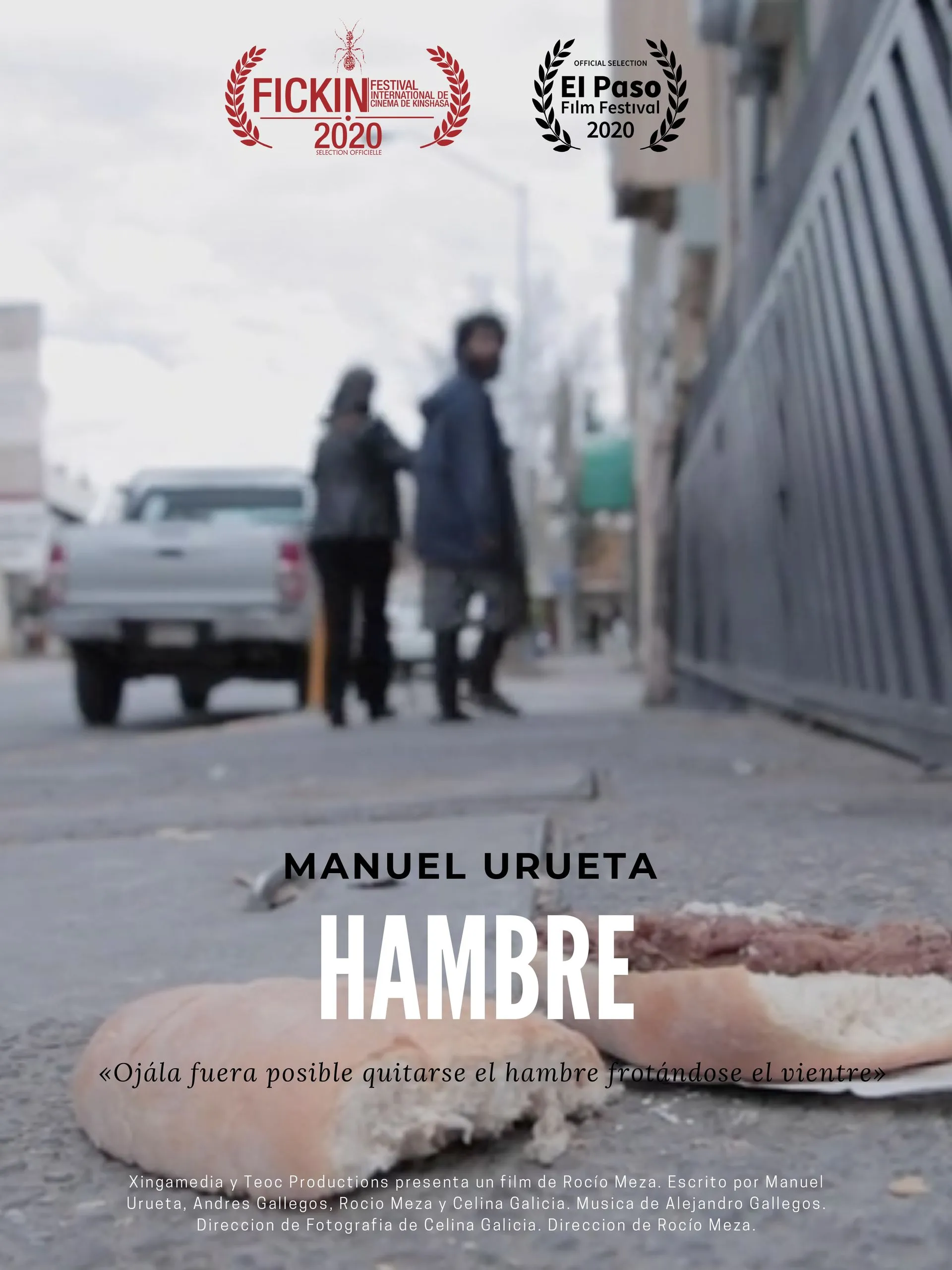 Afiche de Cortometraje de "Hambre"