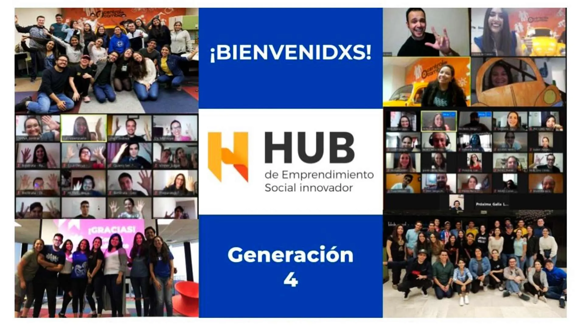 Alumnos presentes en el Hub de Emprendimiento Social 