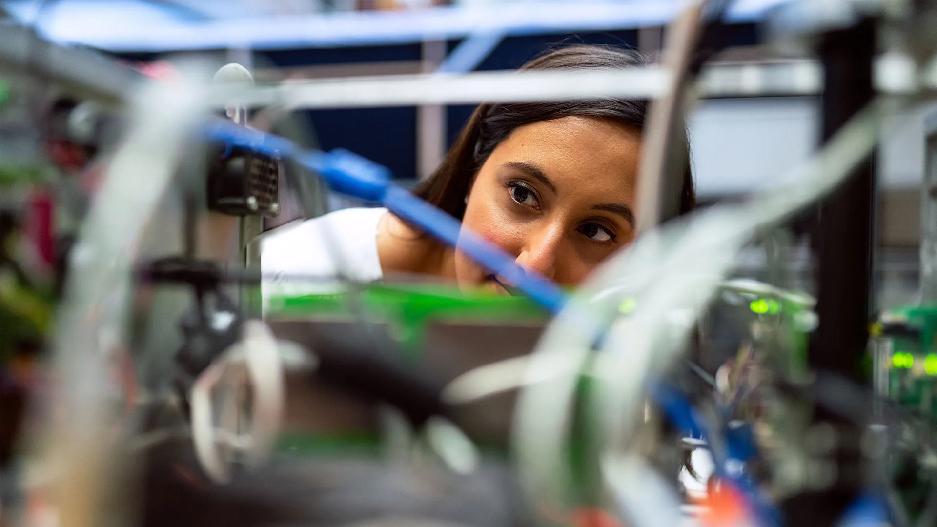 Ingeniera en laboratorio