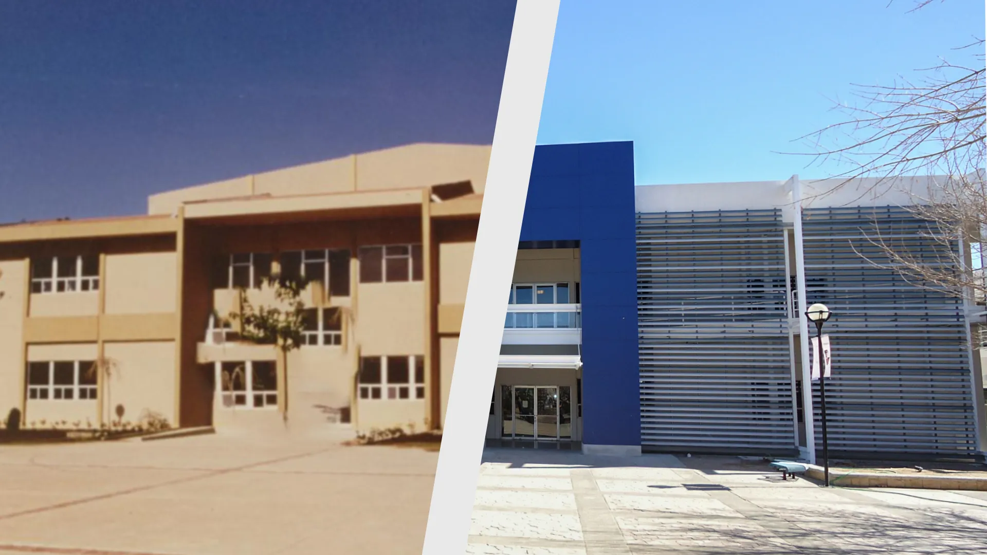 El gimnasio antes y ahora 