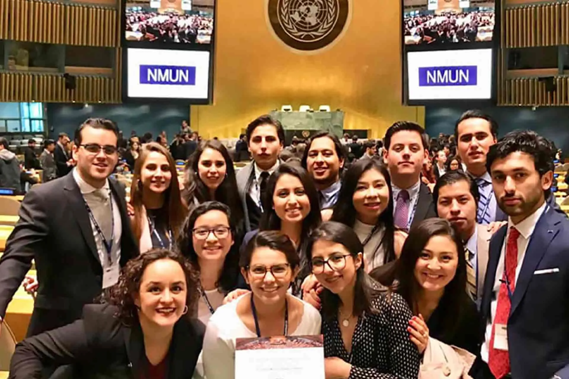 Equipo que nos representó en NMUN