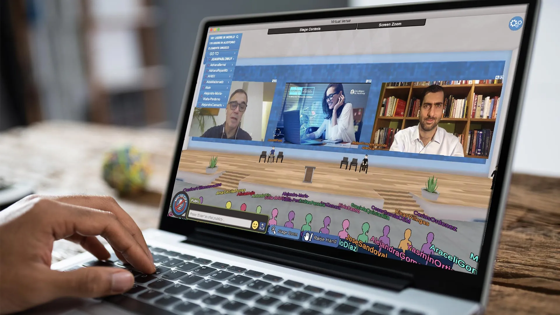 Los colaboradores del Tec tuvieron las Jornadas de Internacionalización en un mundo de realidad virtual.