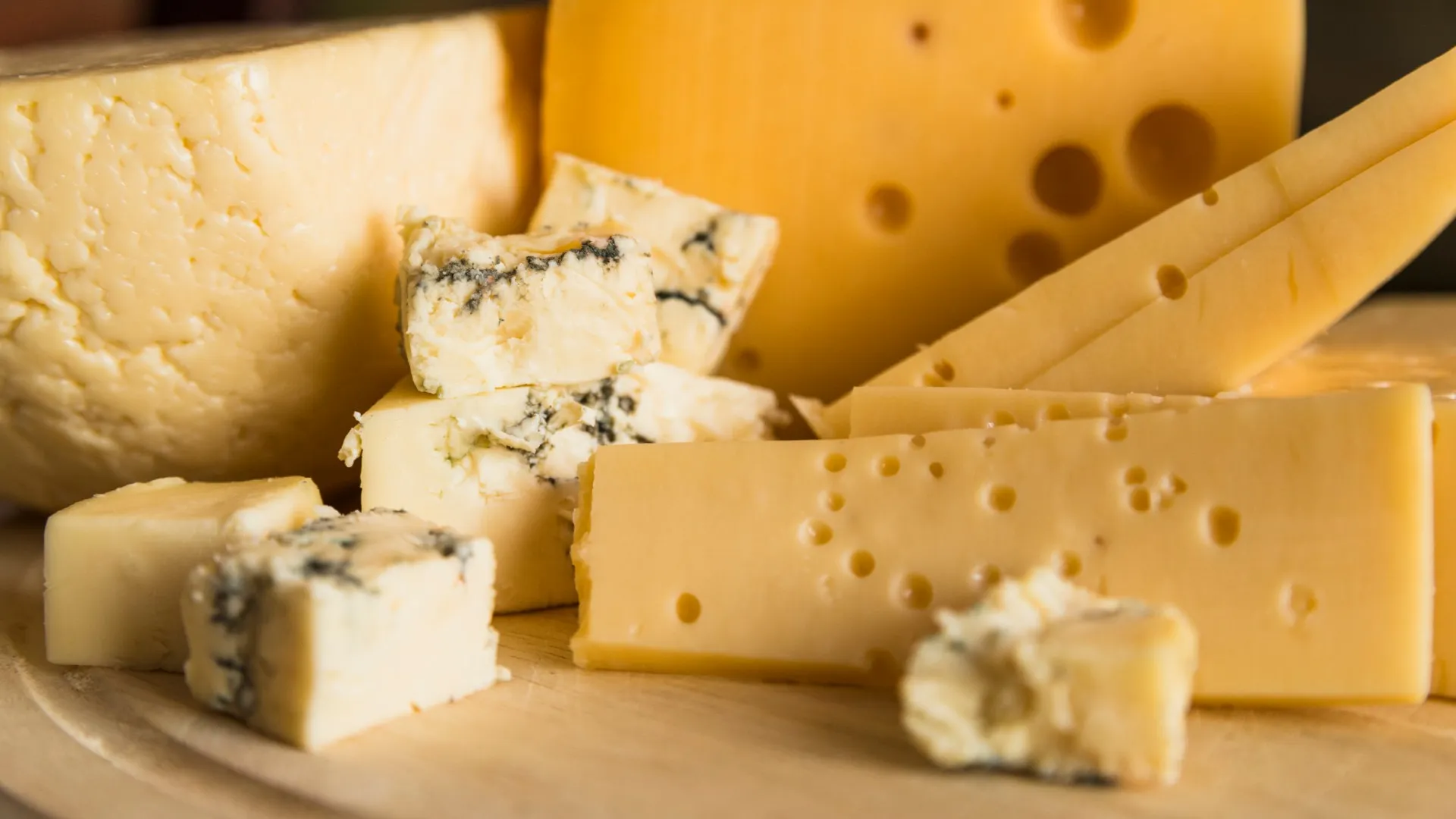 Diferentes tipos de queso