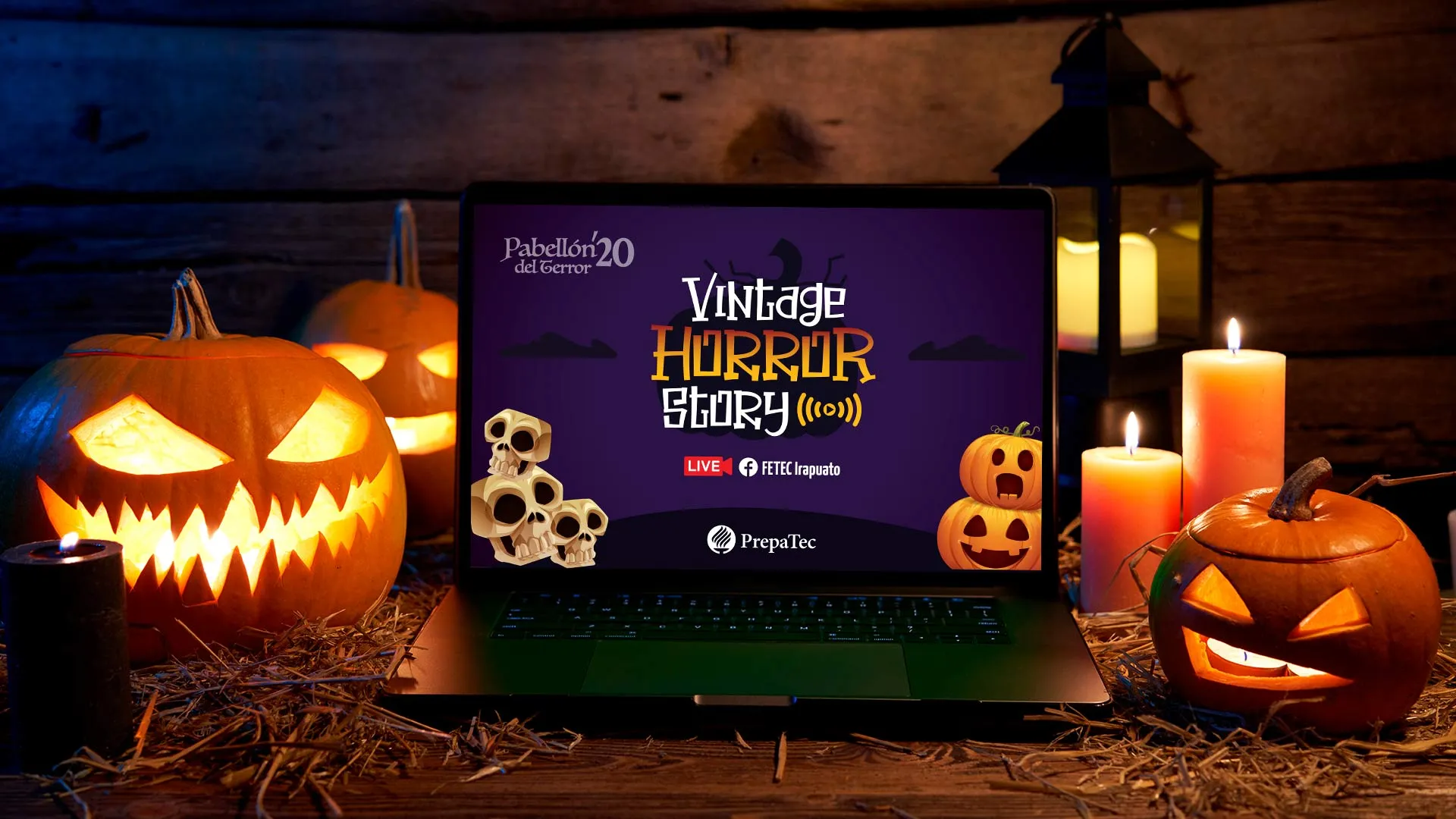 ¿Te faltó adrenalina en octubre? ¡Pabellón del Terror 2020 es para ti!