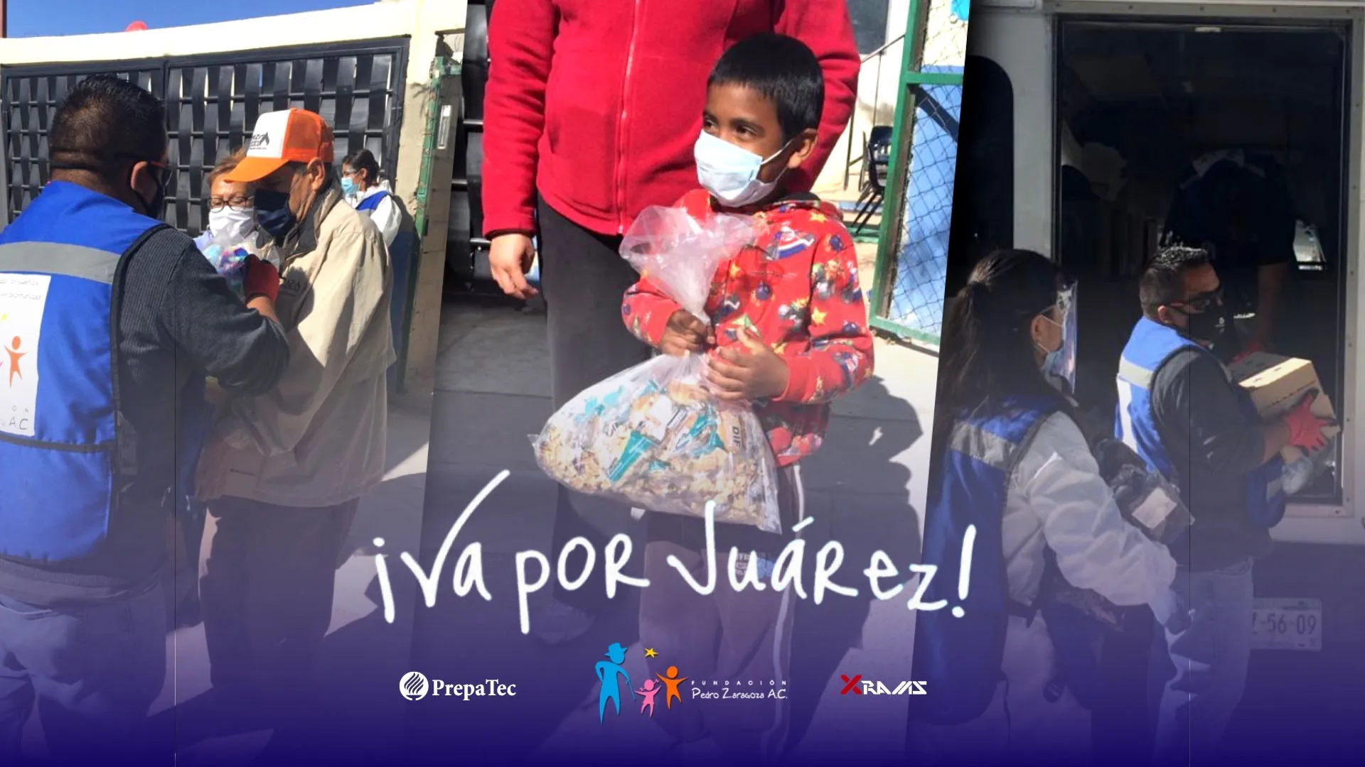 Más de 3,350 personas recibiendo donativo.