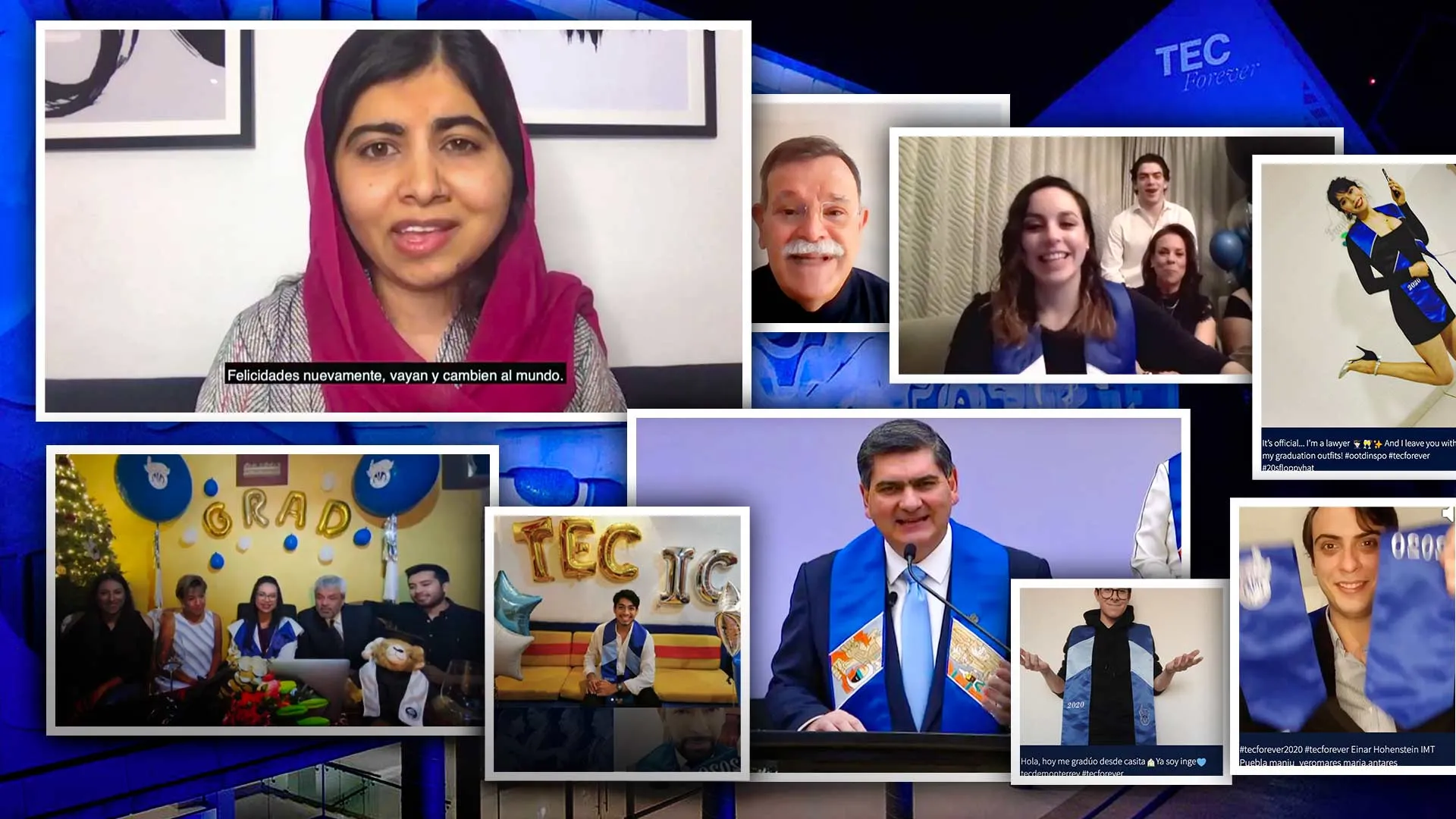 Malala to 2020 Tec graduates: “Go out and change the world”