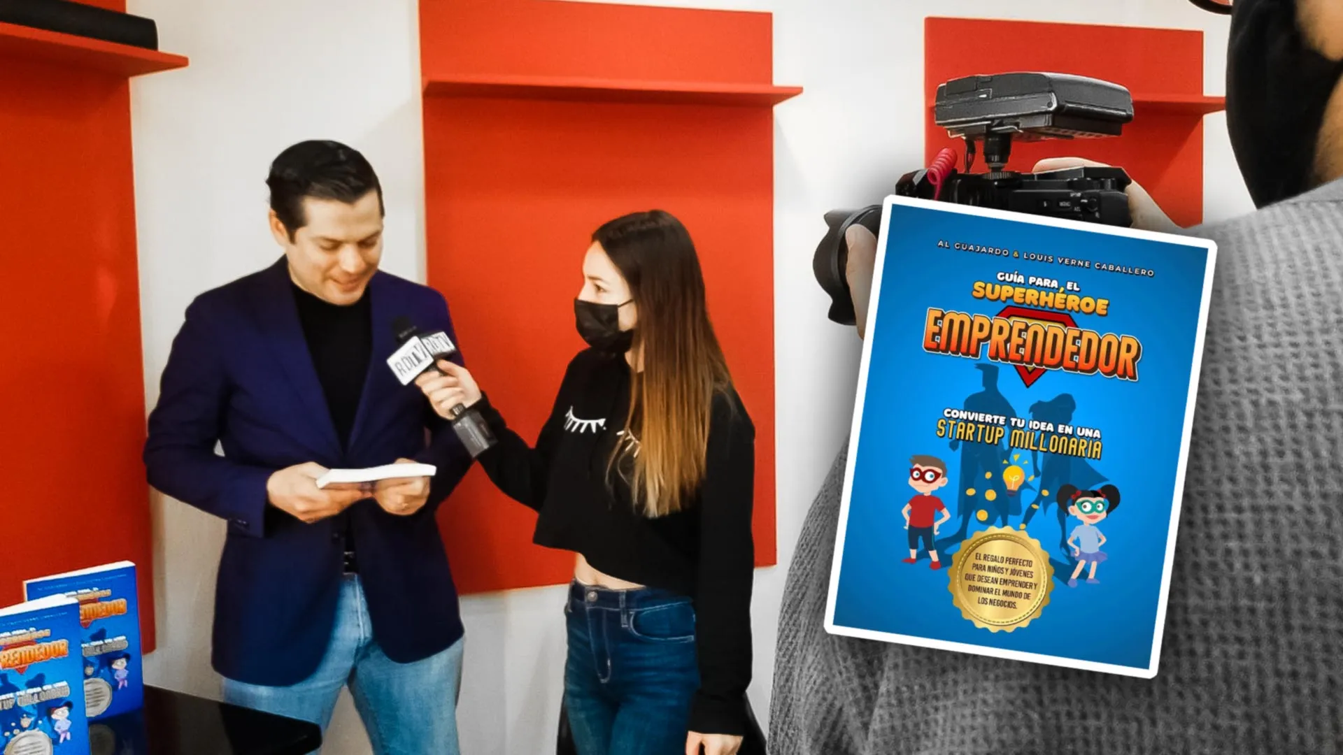 Empresario y su libro para promover el emprendimiento en niños