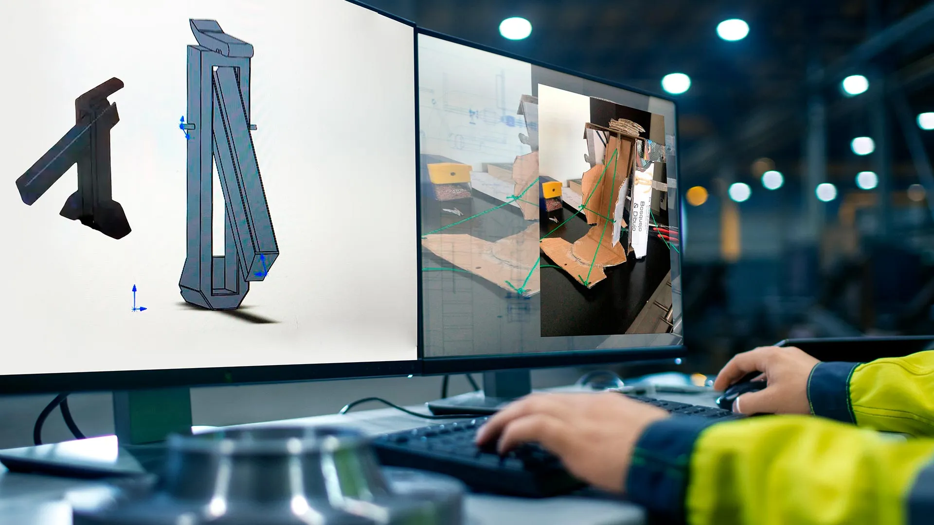 estudiantes crean prototipo de bastón a base de cartón 