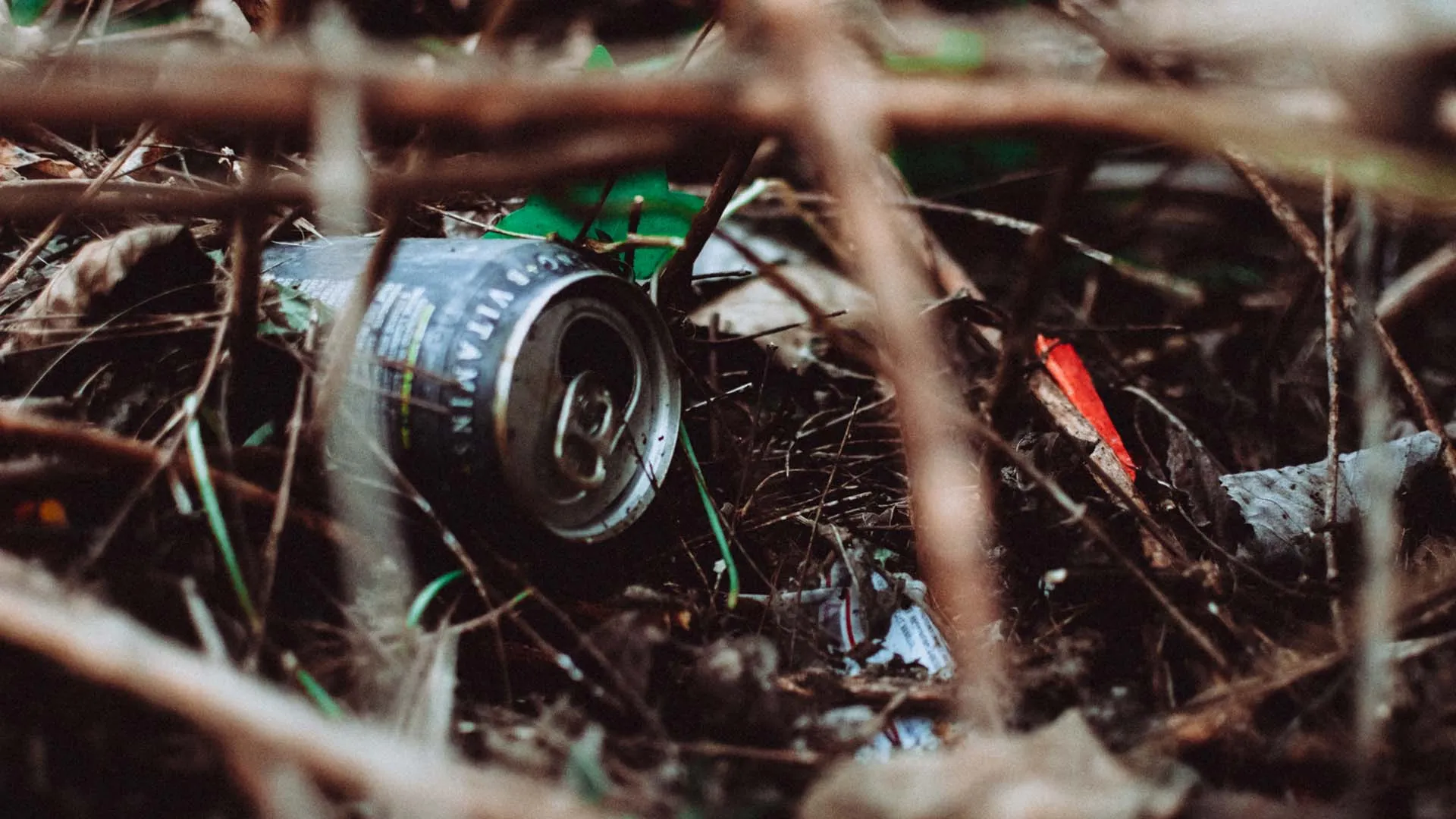 Lata de bebida para reciclar