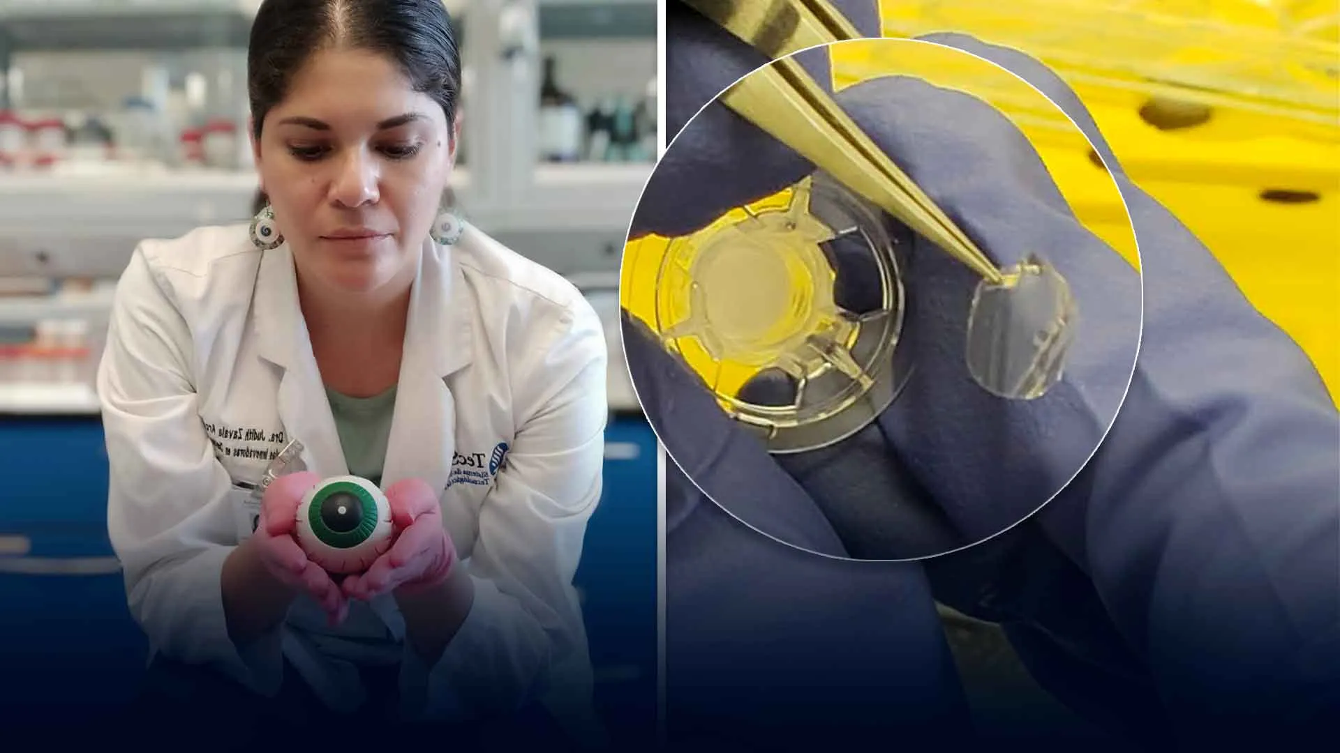 Científica mexicana premiada por investigación para curar ceguera