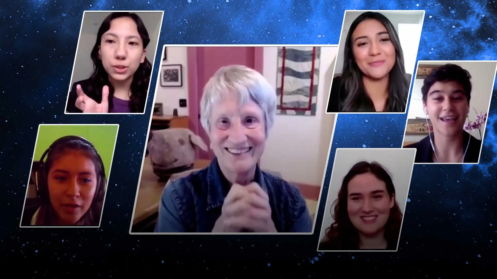Conversa Donna Haraway con estudiantes sobre el mundo actual 