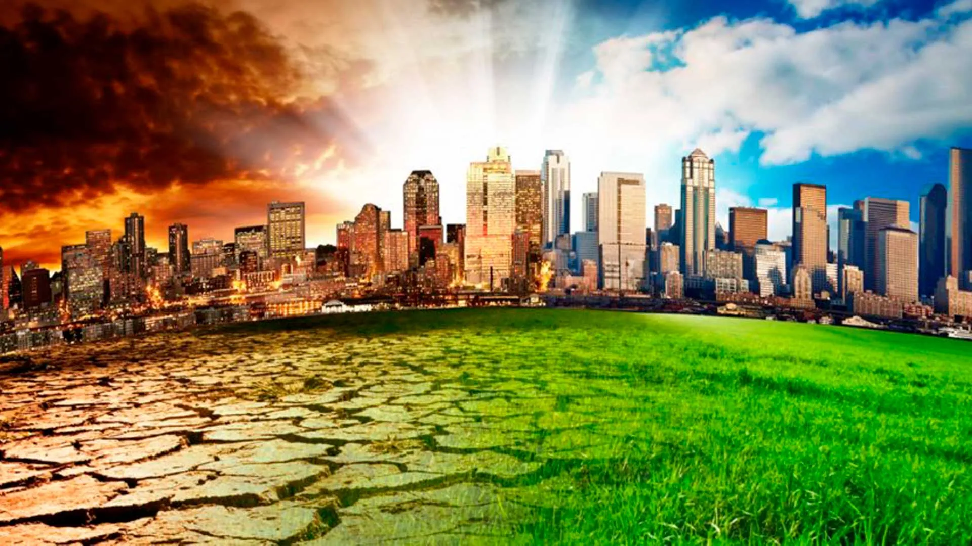 efectos del cambio climatico vs mundo sostenible