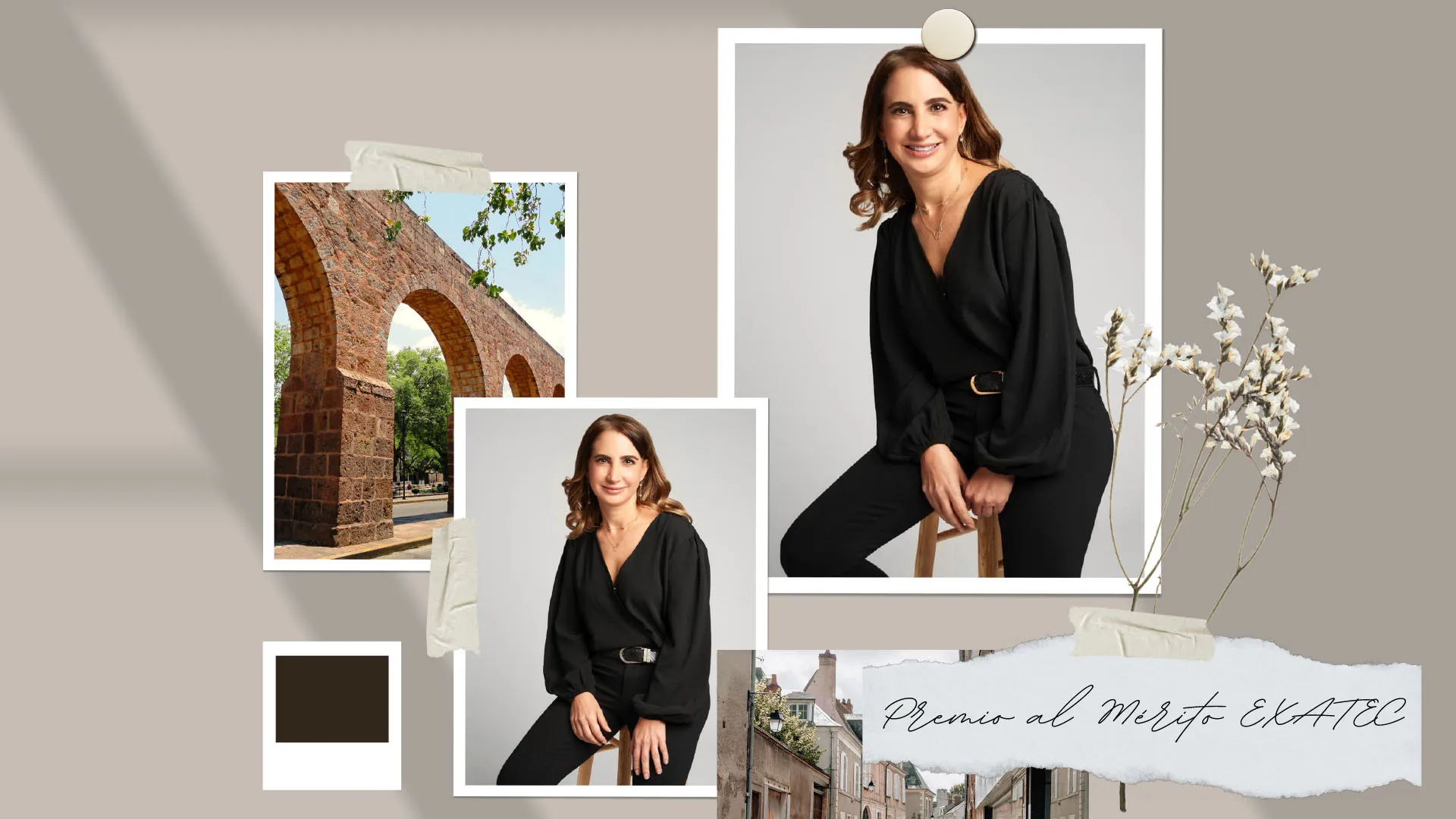 Rocio Abud, galardonada con el Premio al Merito EXATEC 2021.