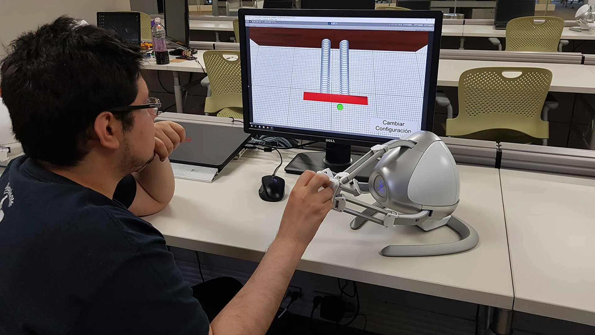 dispositivos hápticos, física