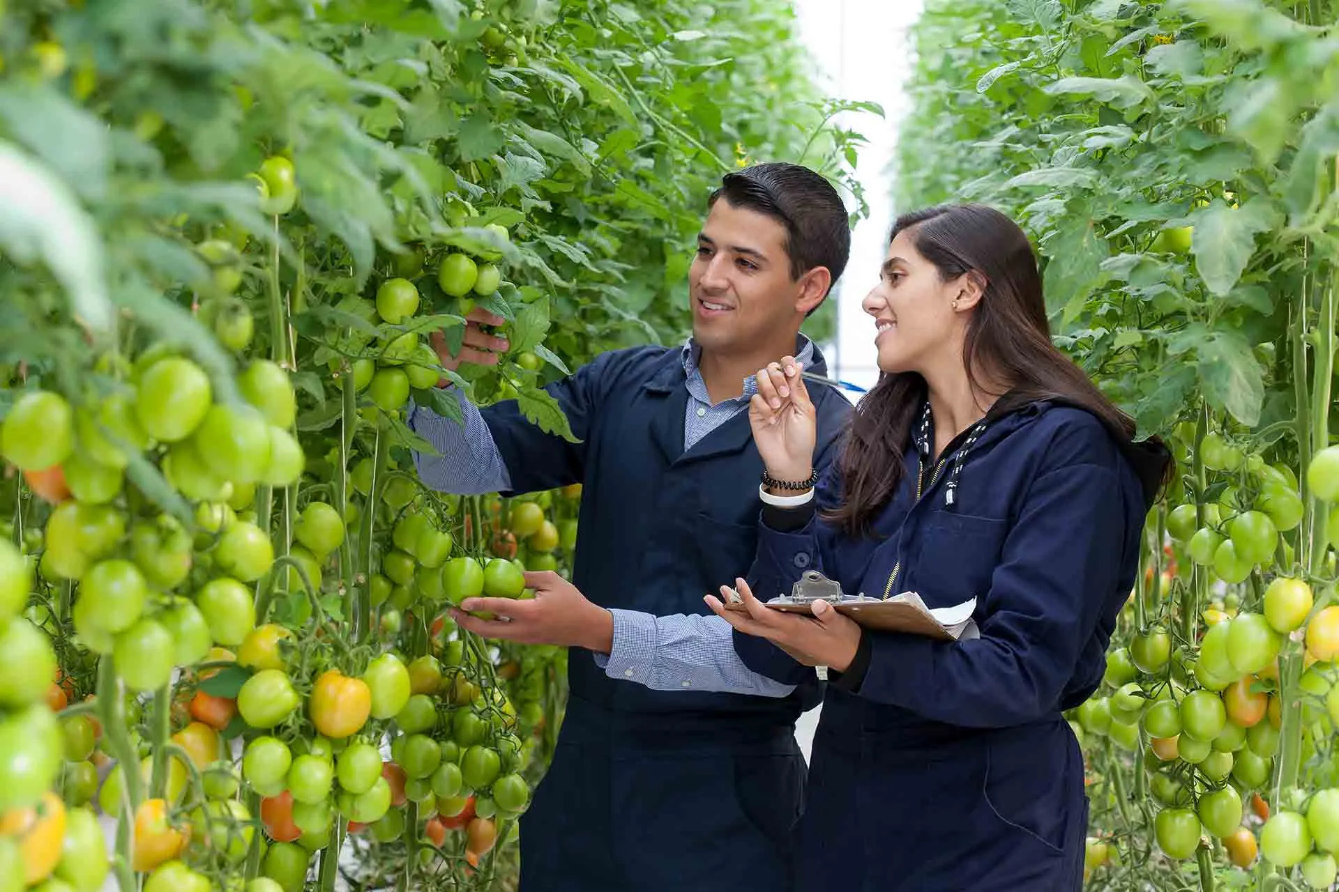 Estudiantes en el laboratorio agropecuario del Tec de Monterrey