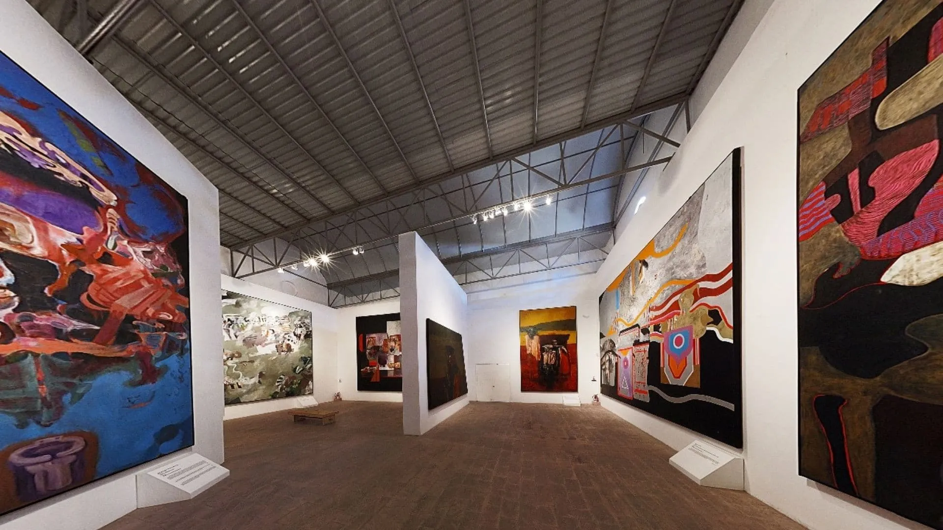 Sala de Osaka en el Museo de Arte Abstracto Manuel Felguérez