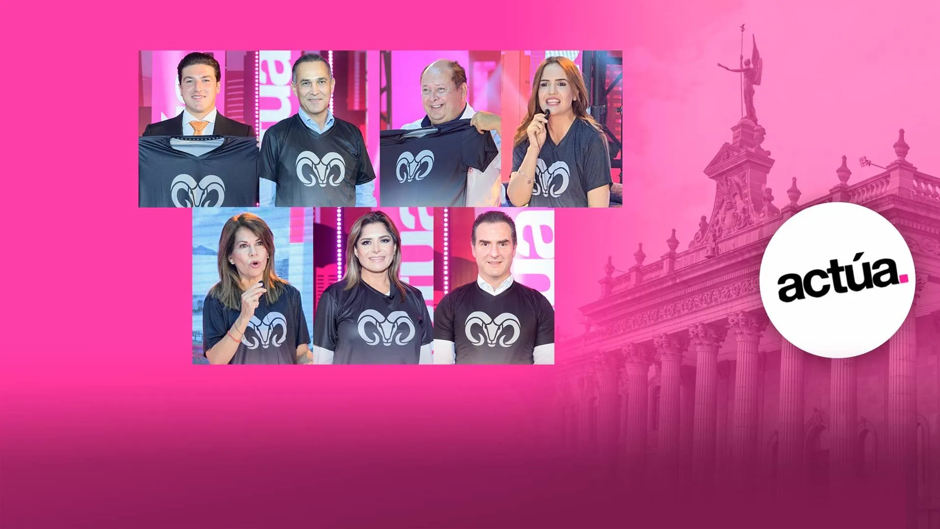 Candidatos a gubernatura NL Actua