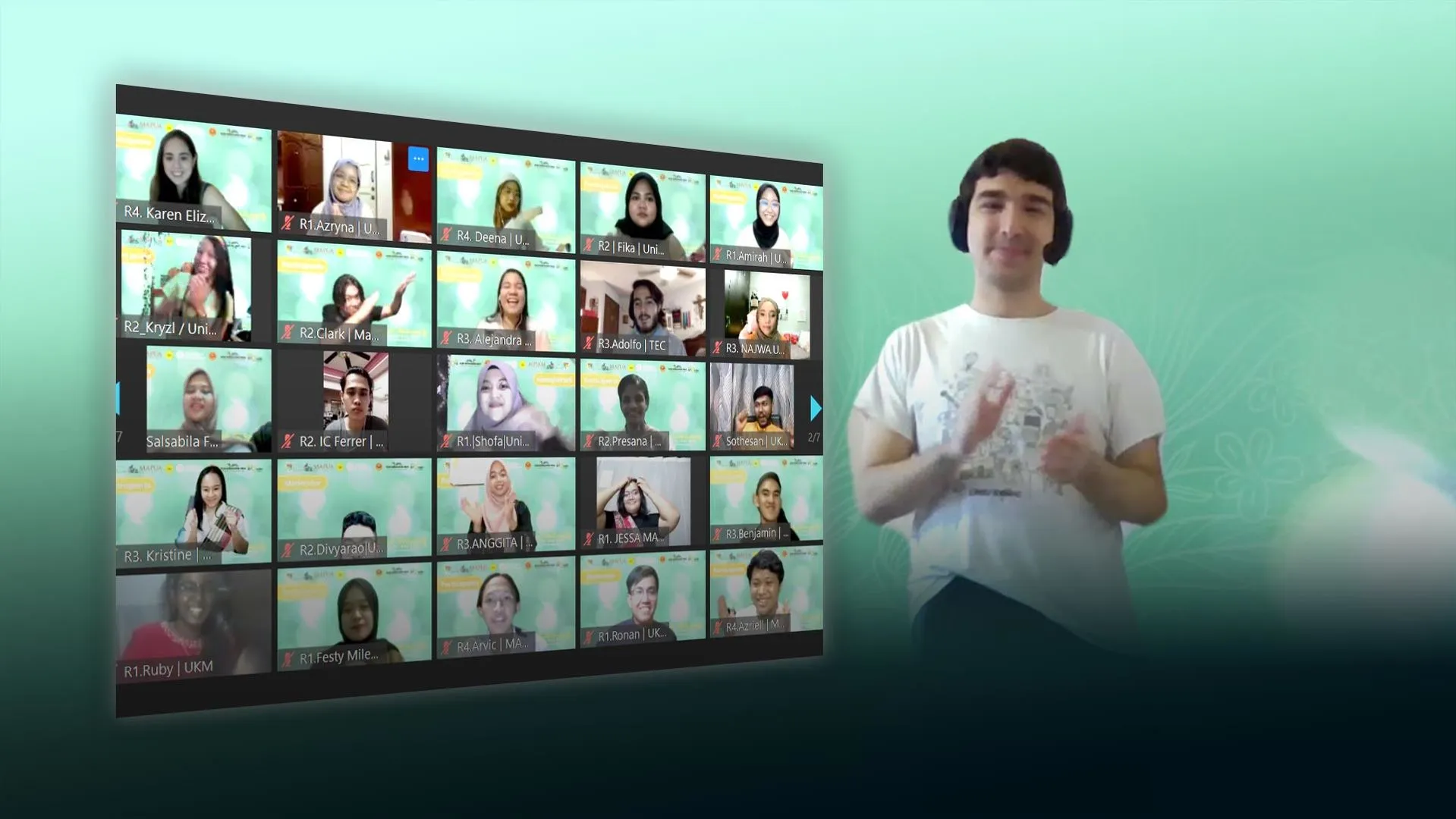 Viven la multiculturalidad a distancia 