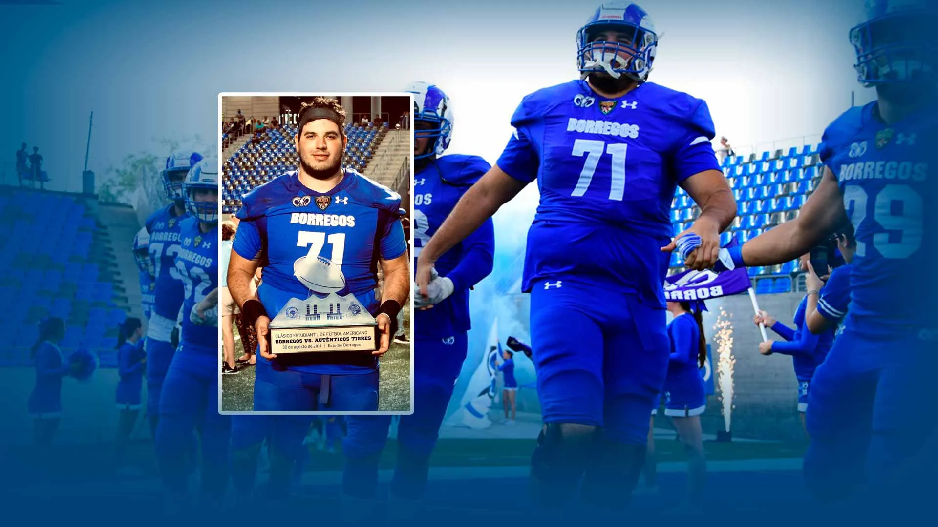 Enorgullece al Tec de Monterrey exBorrego que va a la NFL