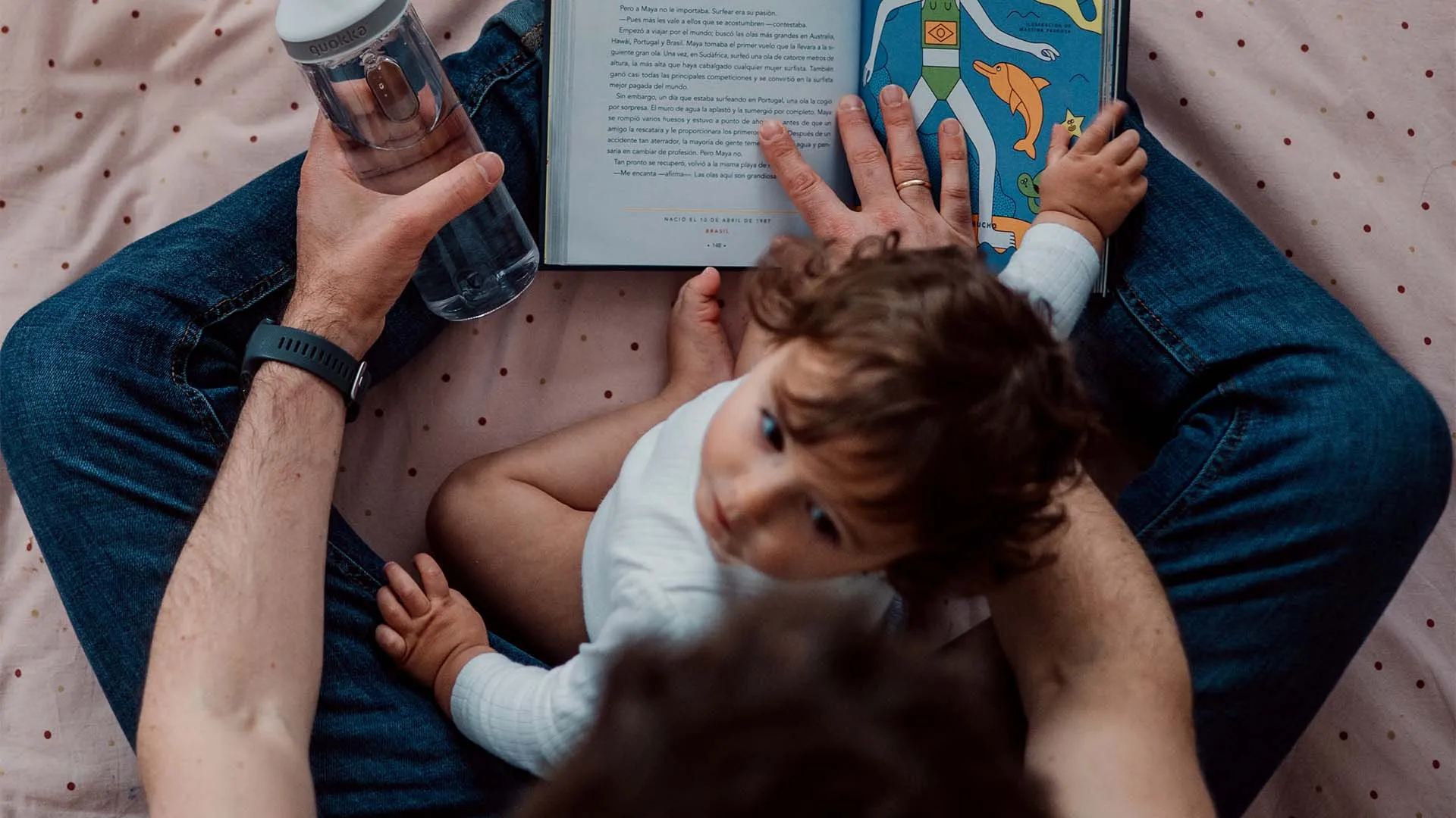 "Lo mejor de la pandemia; poder ver a mi hijo caminar".- profesor Tec