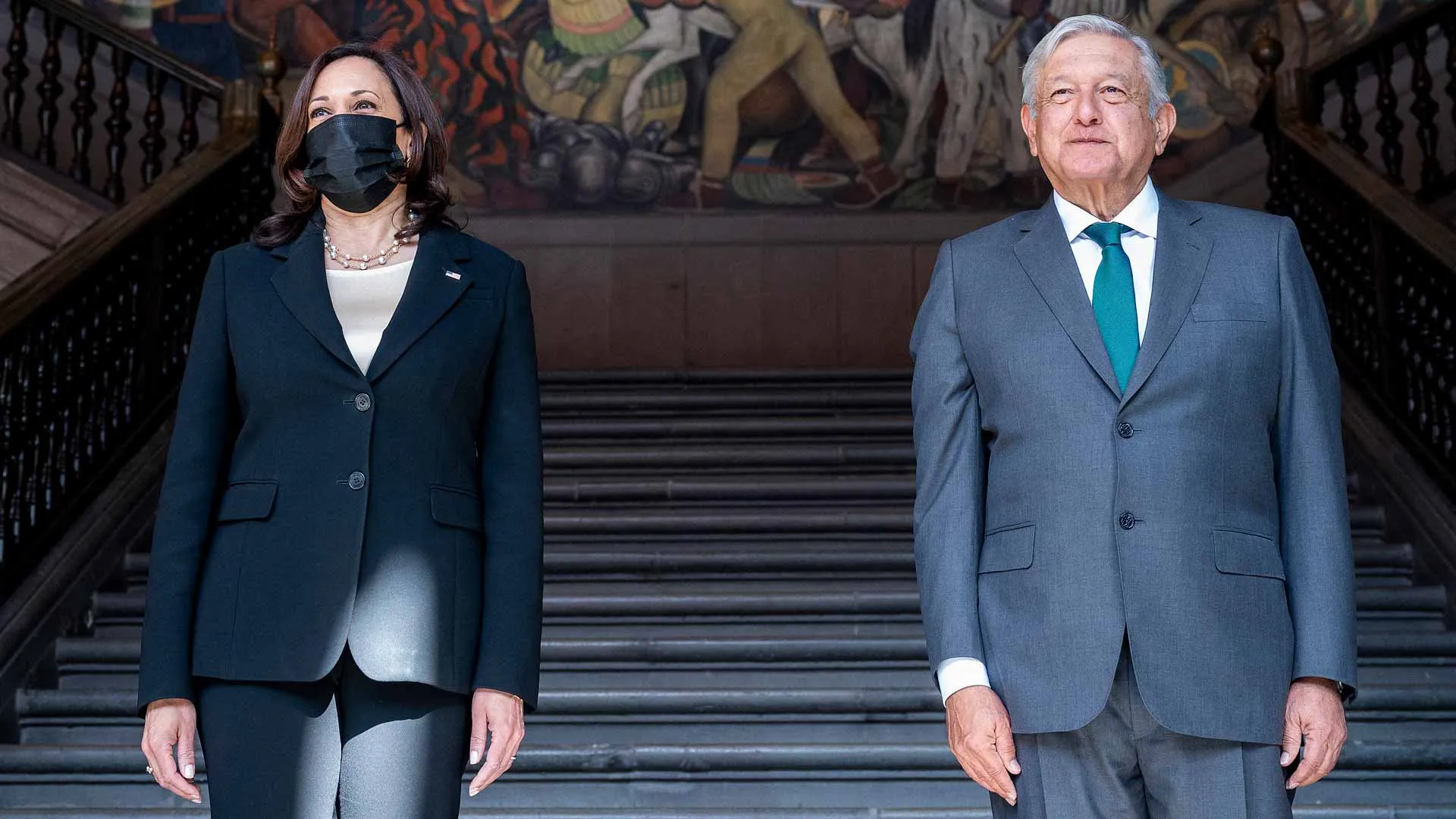 Kamala Harris, vicepresidenta de Estados Unidos, visitó México para reunirse con Andrés Manuel López Obrador