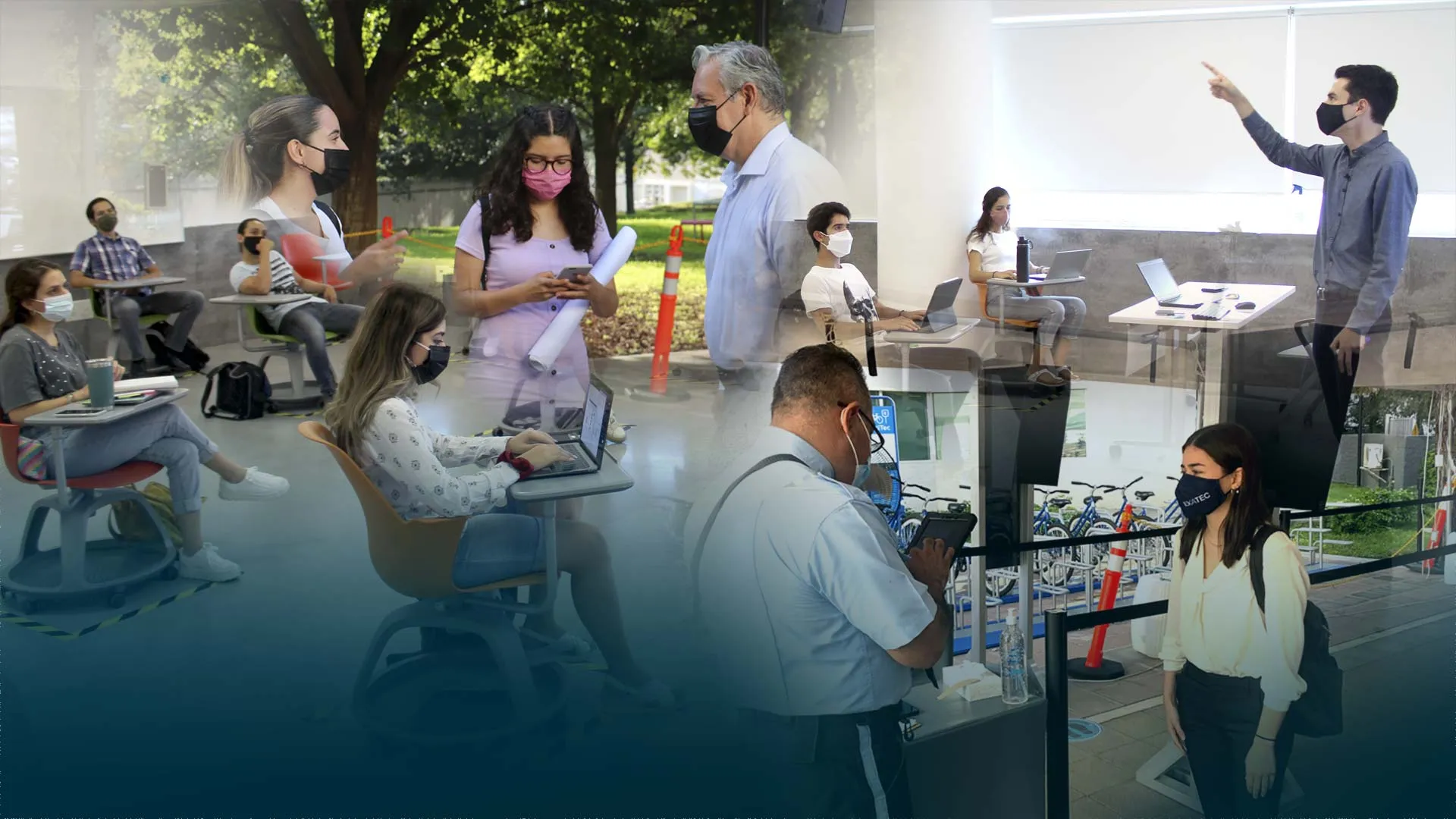 Alumnos del campus Monterrey iniciaron actividades híbridas y presenciales para el semestre agosto diciembre 2021