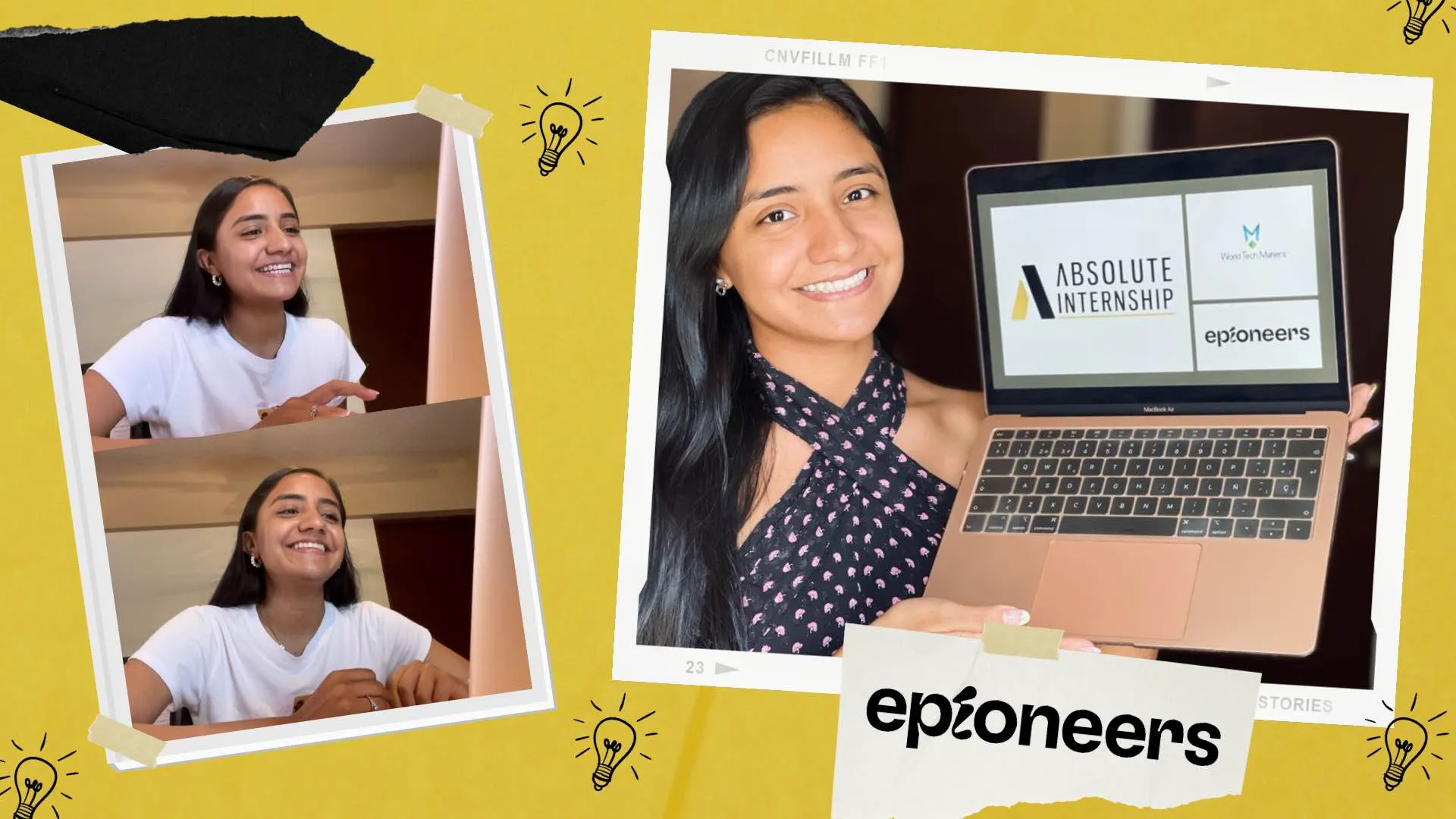 Un vistazo al mundo profesional alumna vive internship remoto