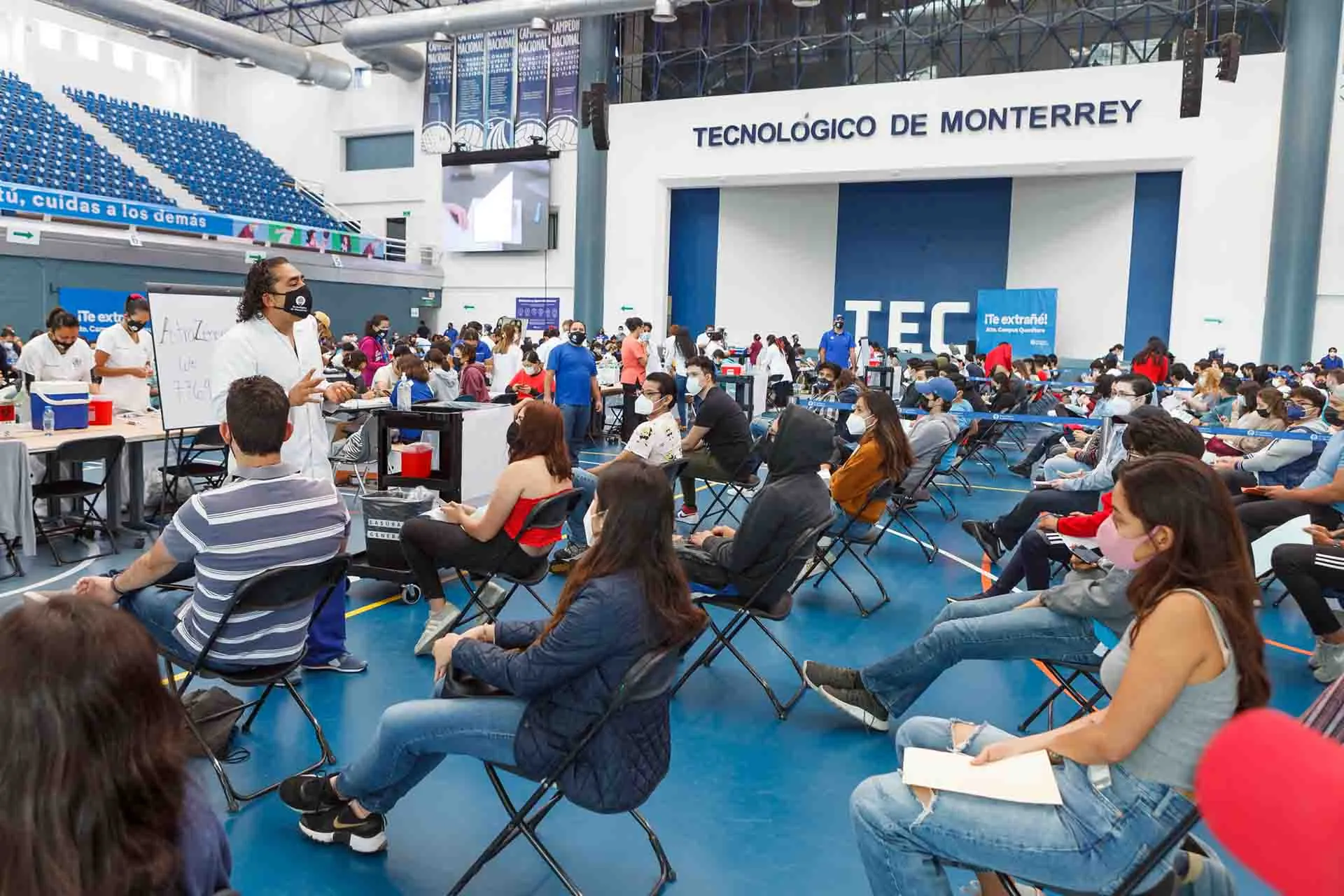 El Tec de Monterrey campus Querétaro fue sede en la vacunación contra COVID-19 de estudiantes y egresados de la institución