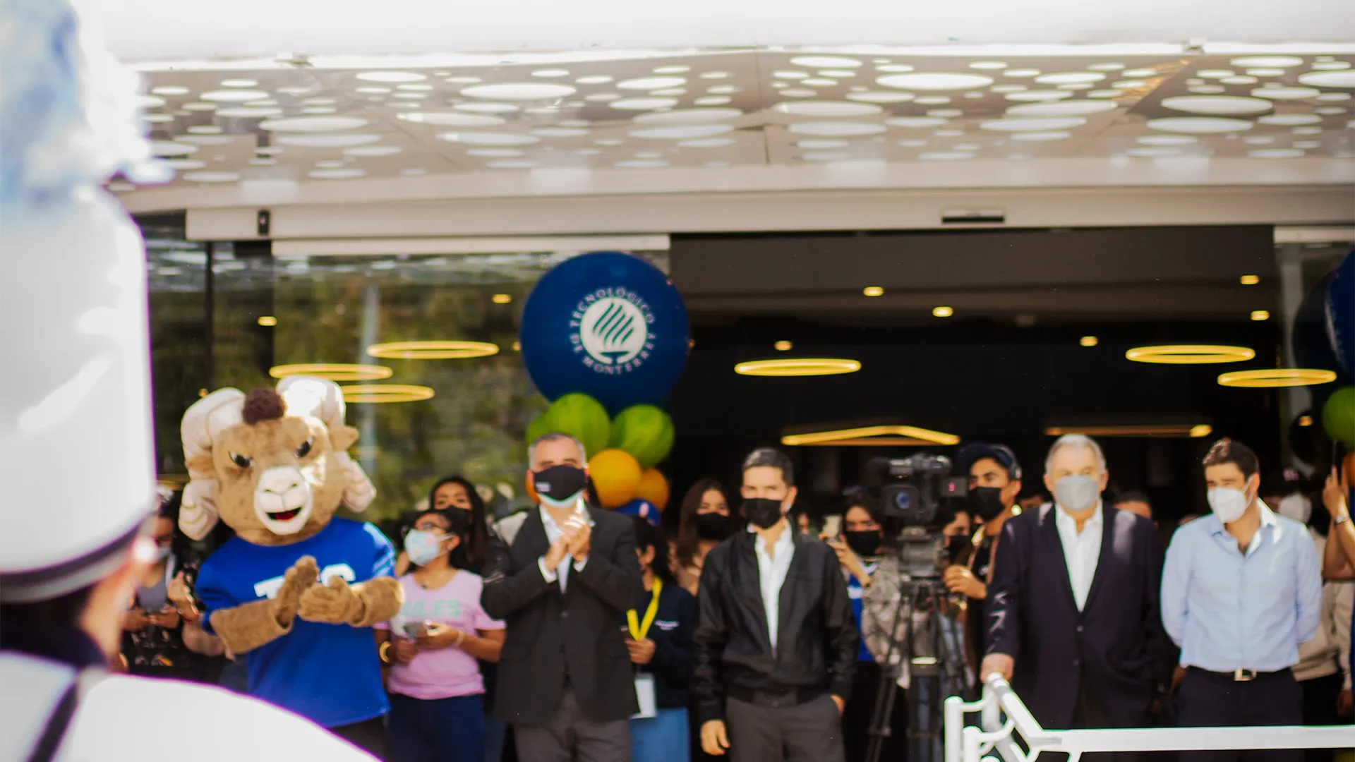 Espacios que fomentan la disrupción en la nueva "Cafe Borrego" de campus Puebla.