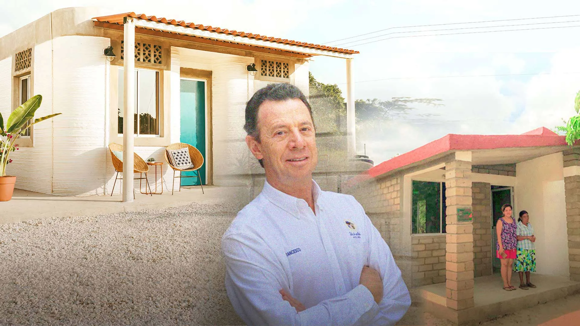 Francesco Piazzesi, creador Échale para tu casa, ahora ayuda en proyecto de construir casas en 3D