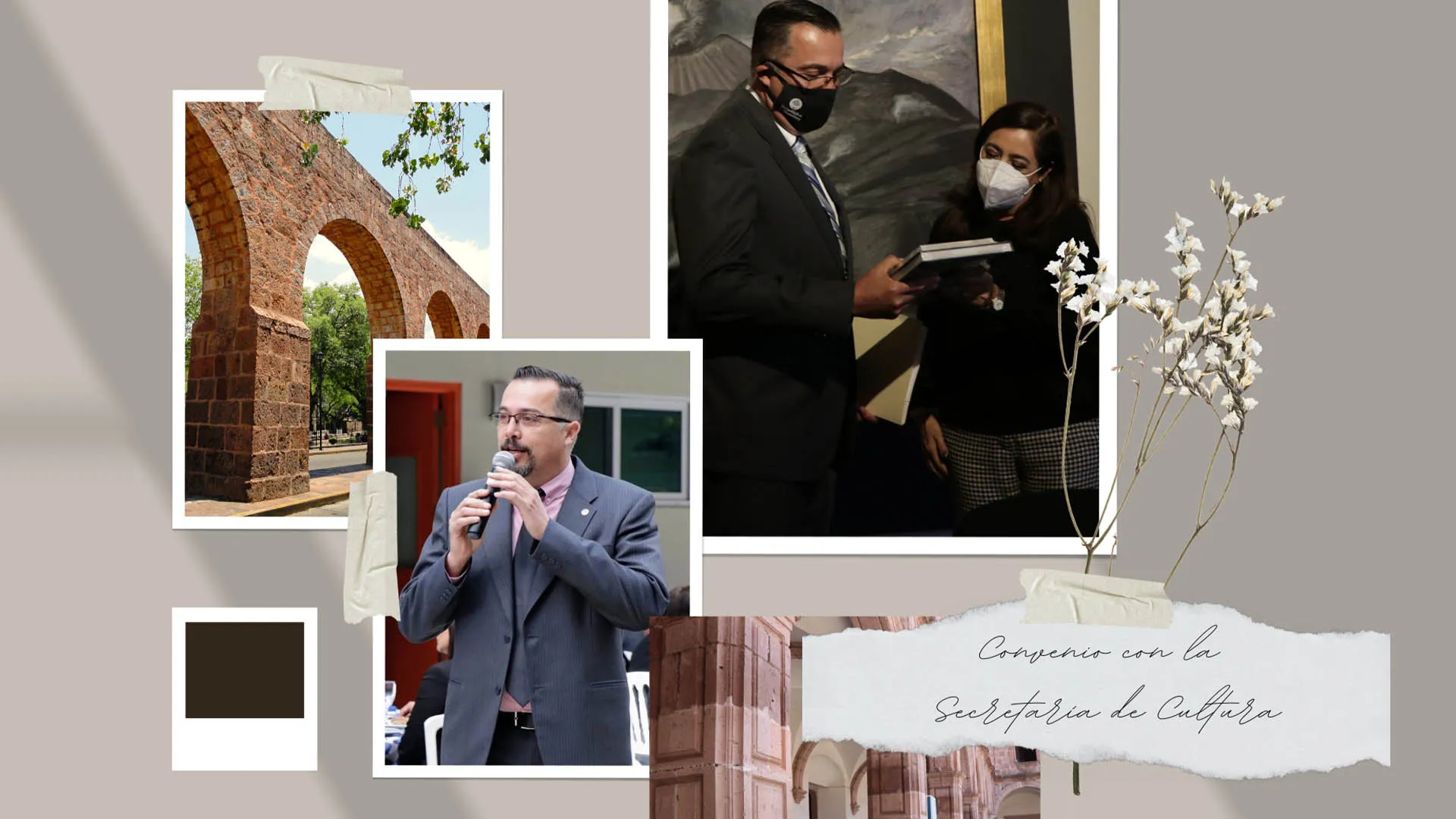 firma de convenio Tec campus Morelia con la secretaria de cultura del gobierno de michoacan