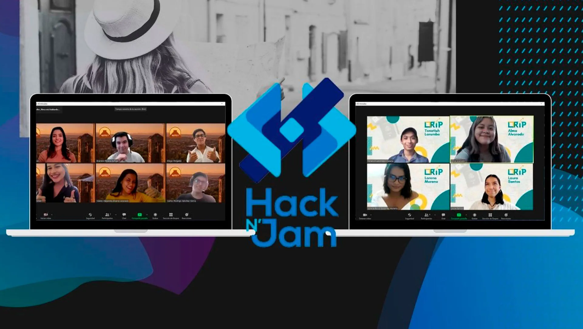 Ganan Hackathon internacional estudiantes de Tec campus Cuernavaca